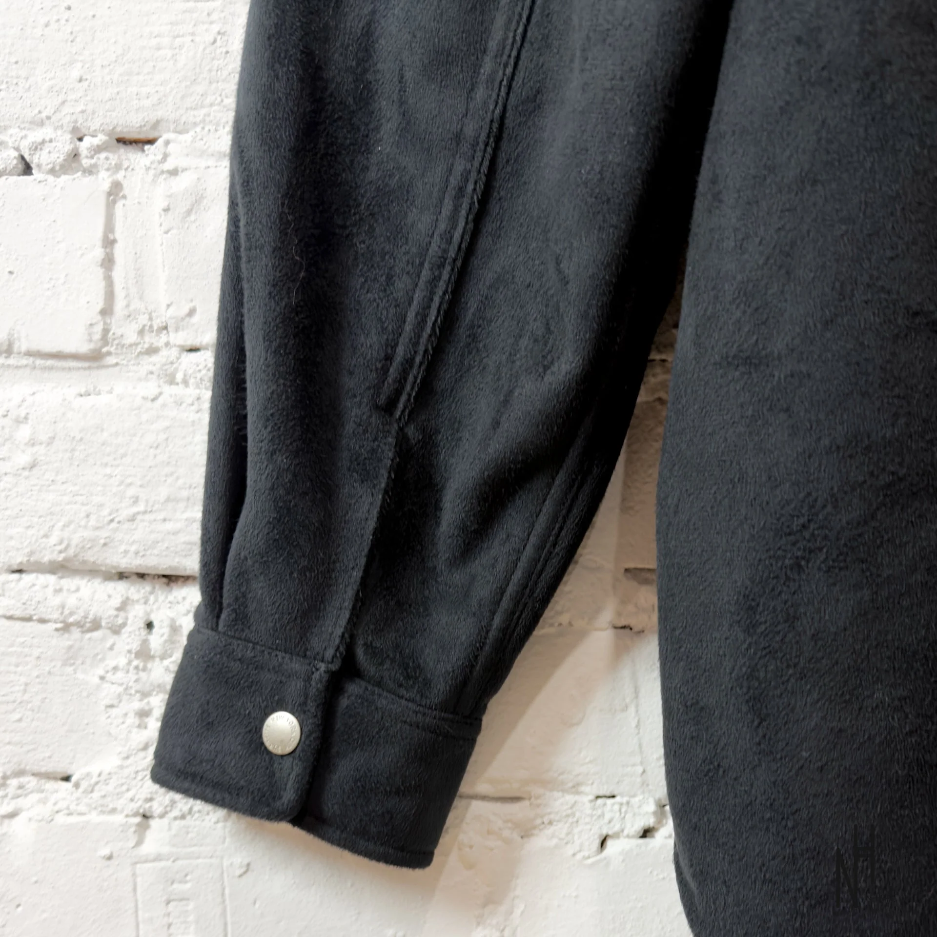 Supreme Faux Suede Snap Shirt / Black - Image 5