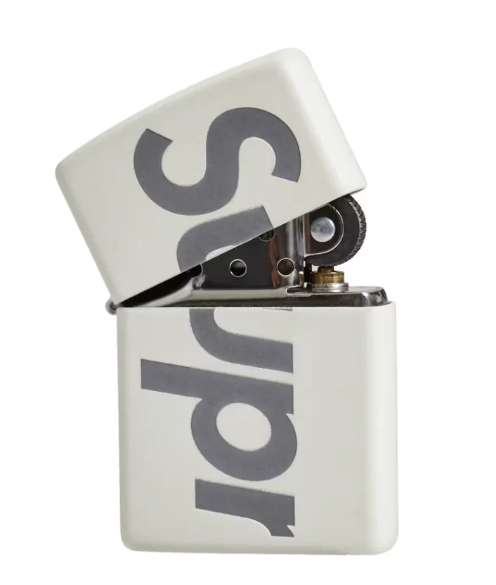 Supreme Glow In The Dark Zippo White