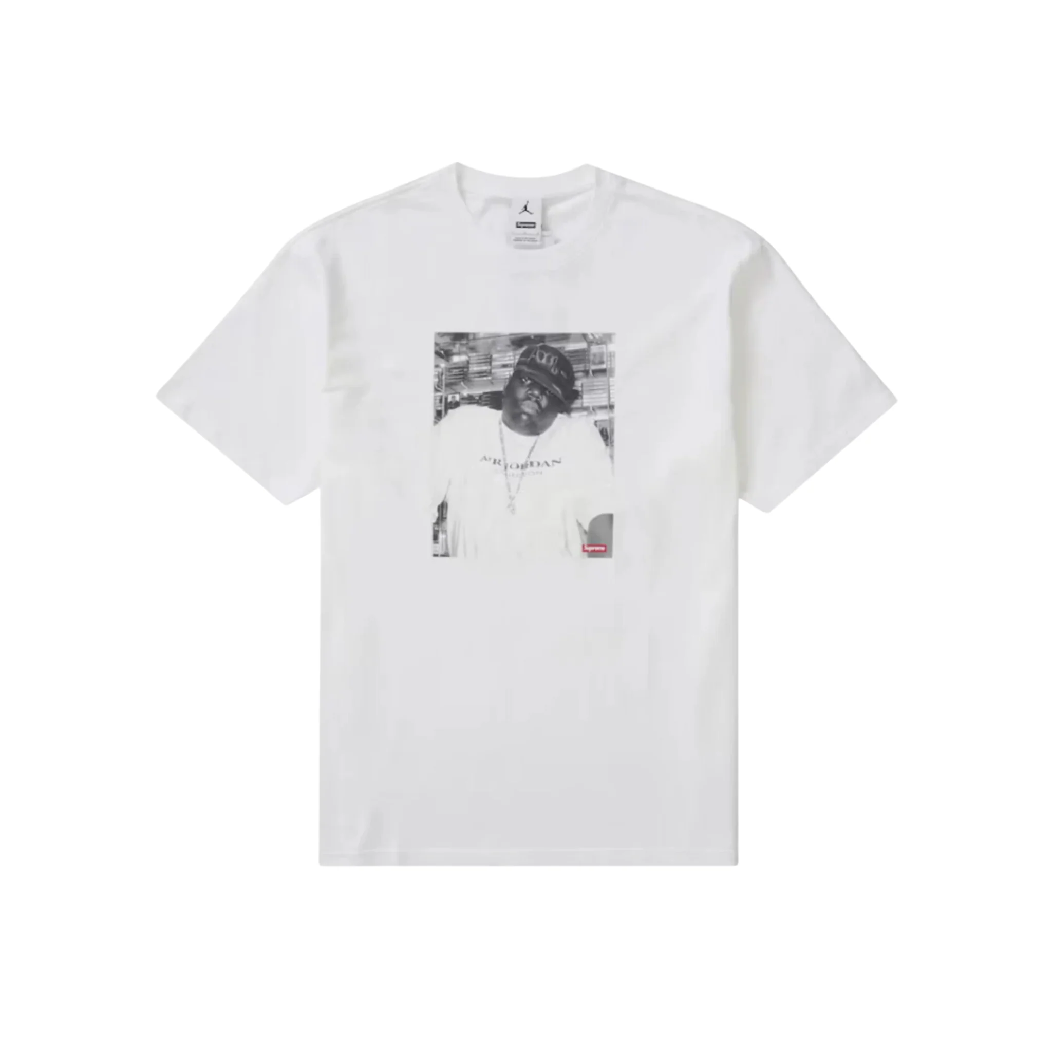 Supreme Jordan Biggie S/S Top White