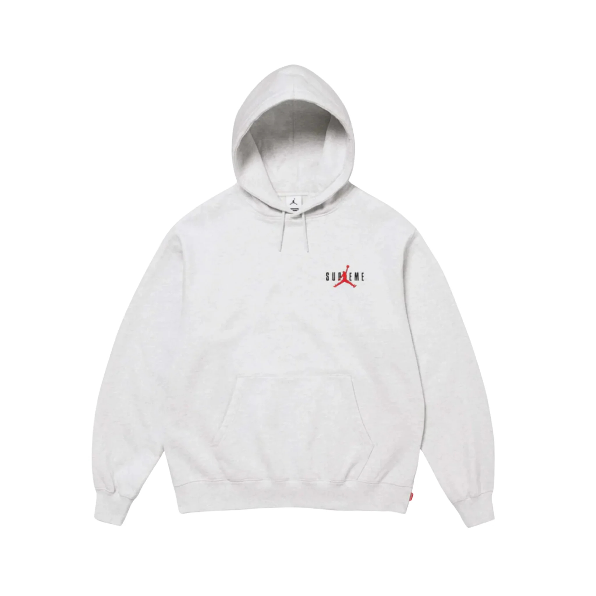 Supreme Jordan Hooded Sweatshirt Ash Grey - Image 2