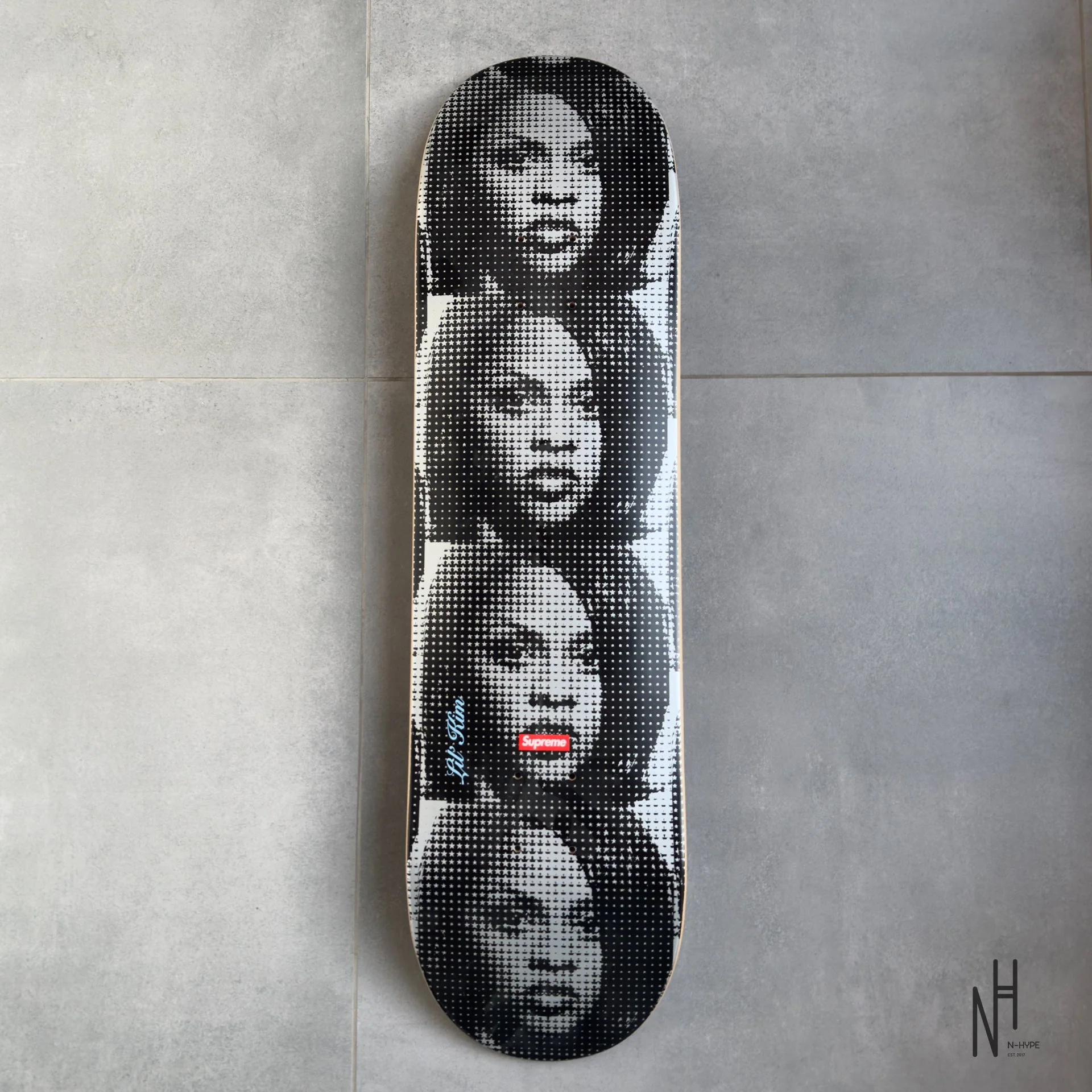 Supreme Lil Kim Skateboard Deck Silver - Image 3