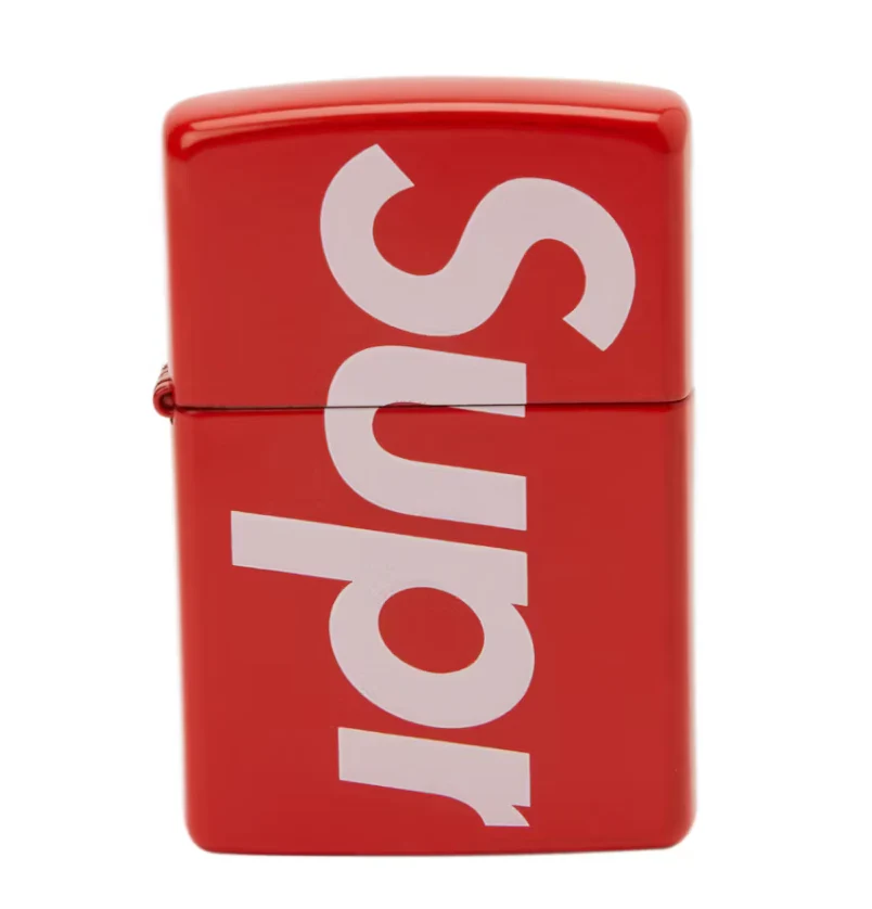 Supreme Logo Zippo Red - Image 2