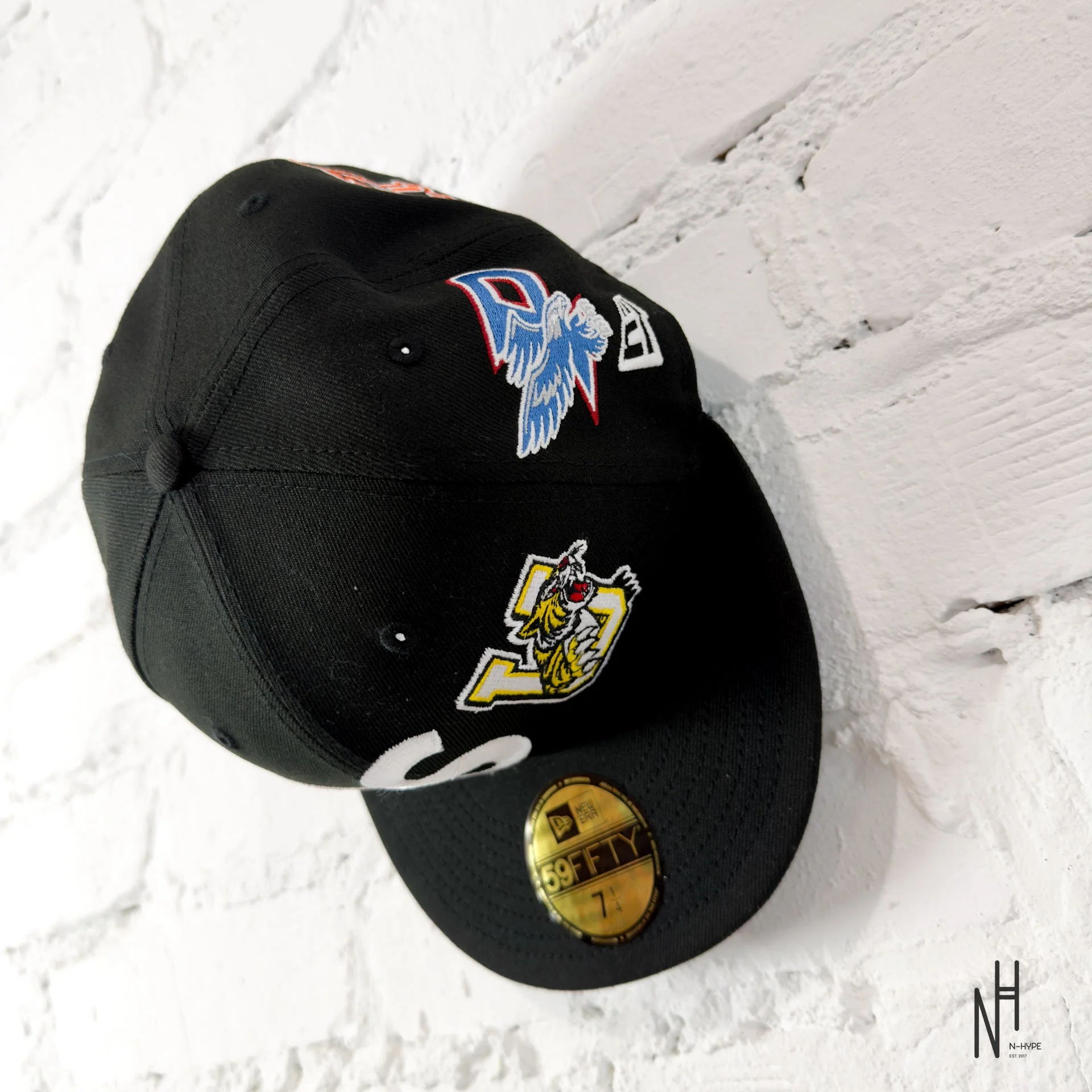 Supreme Mascots S Logo New Era 59Fifty Fitted Cap Black - Image 4