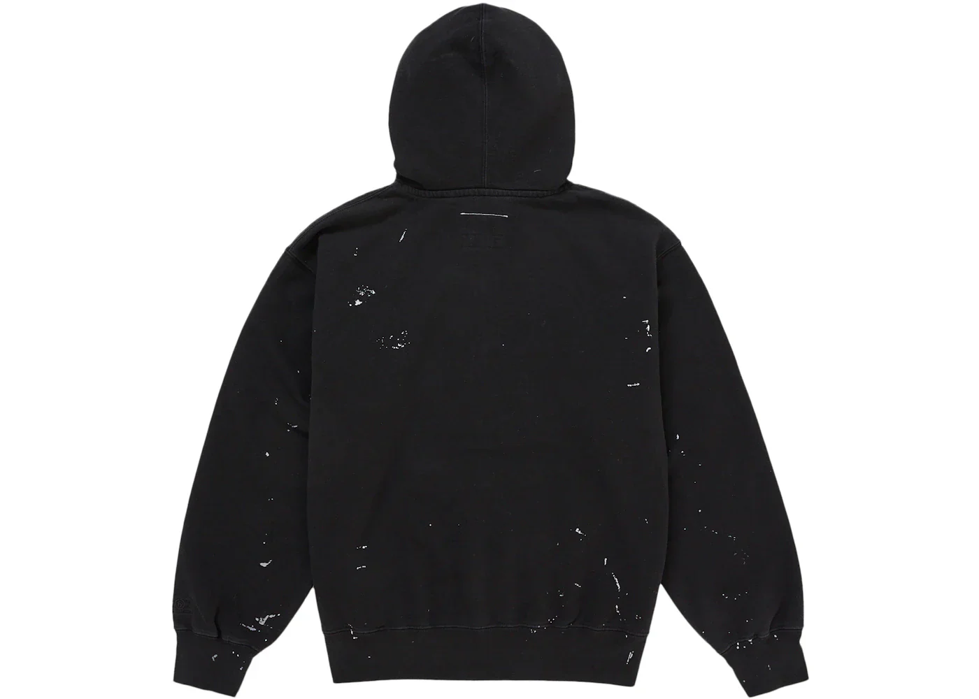 Supreme MM6 Maison Margiela Box Logo Zip Up Hooded Sweatshirt Black - Image 3