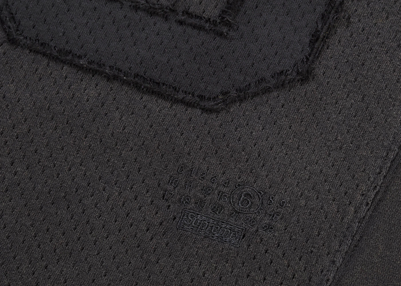 Supreme MM6 Maison Margiela Cotton Football Jersey Black - Image 3