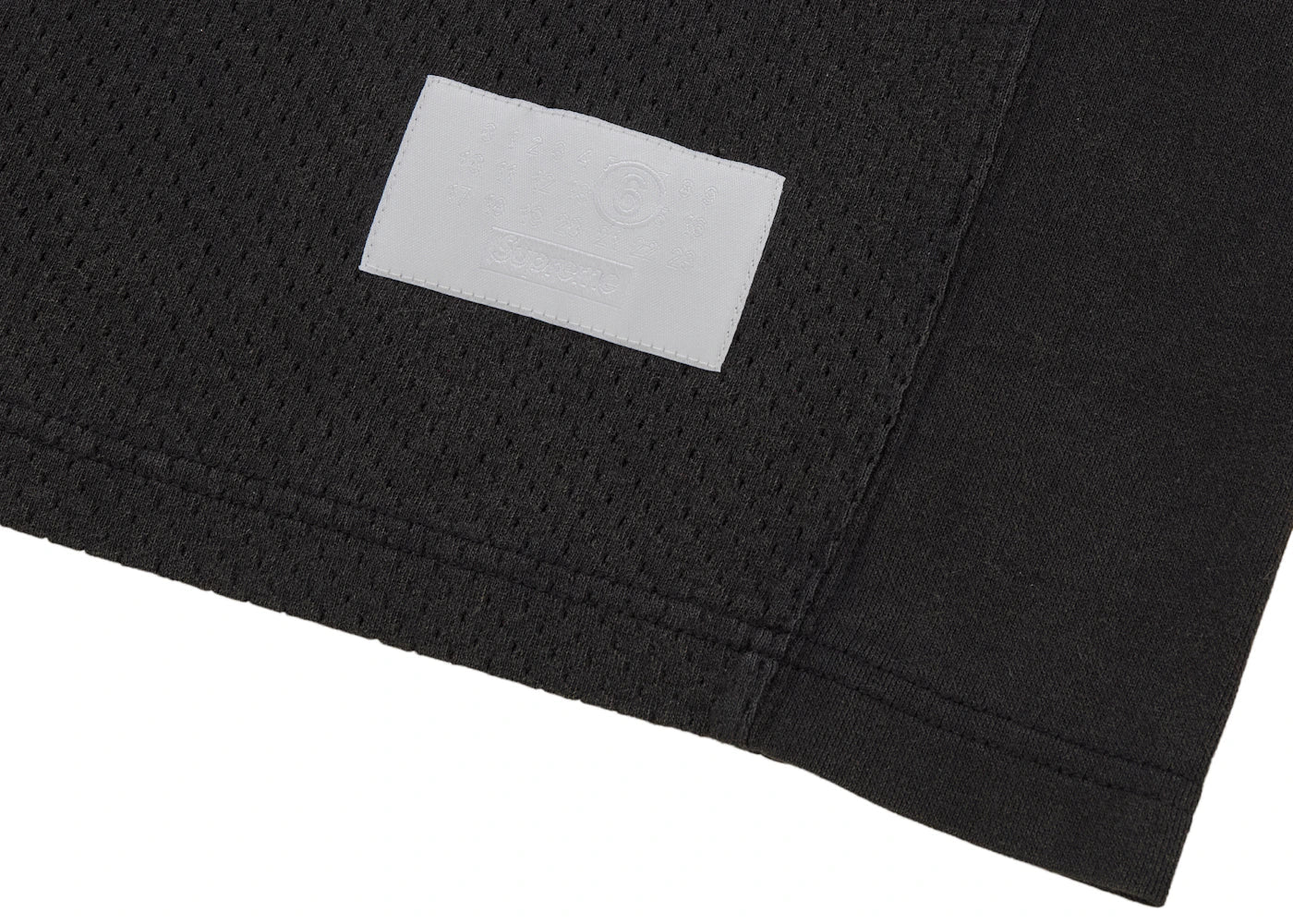 Supreme MM6 Maison Margiela Cotton Football Jersey Black - Image 4