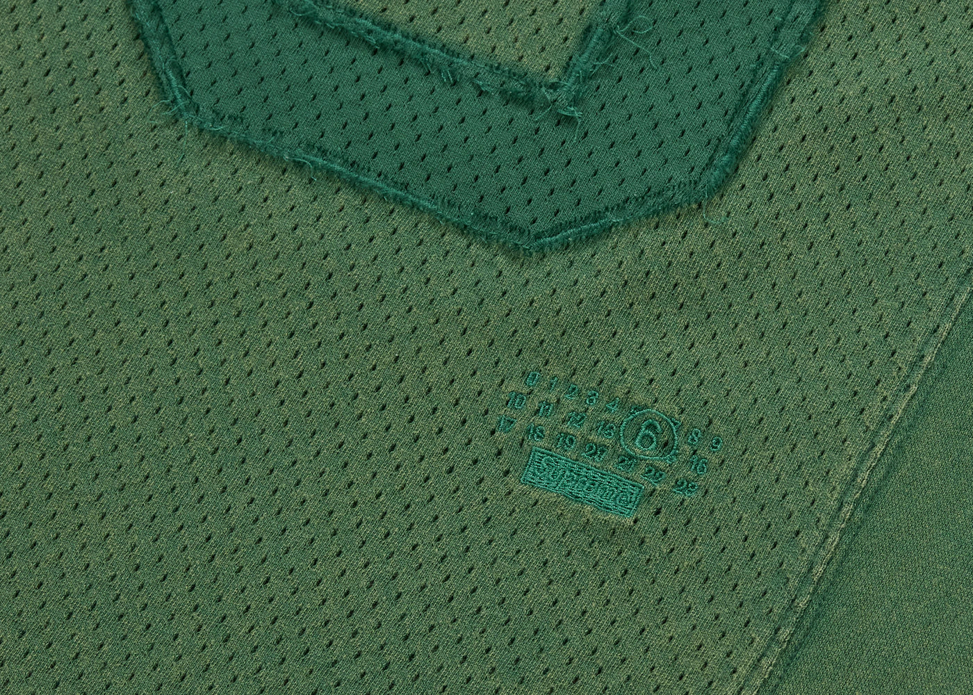 Supreme MM6 Maison Margiela Cotton Football Jersey Green - Image 3