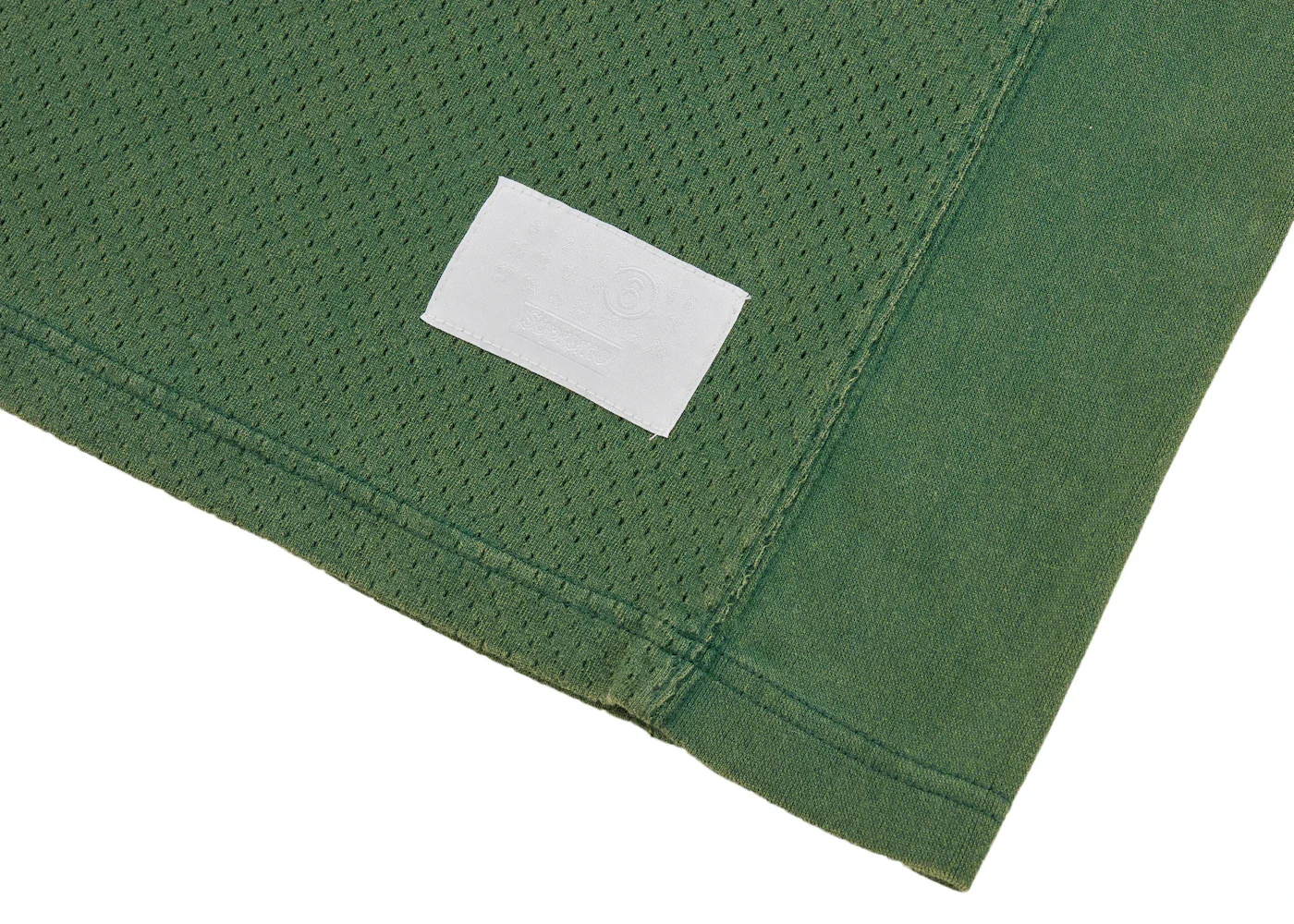 Supreme MM6 Maison Margiela Cotton Football Jersey Green - Image 4