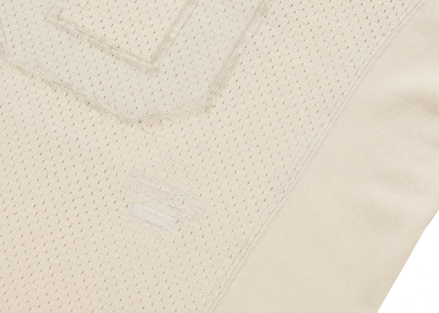 Supreme MM6 Maison Margiela Cotton Football Jersey White - Image 3