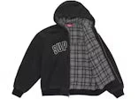 Supreme Reflective Arc Hooded Work Jacket Black - Image 2