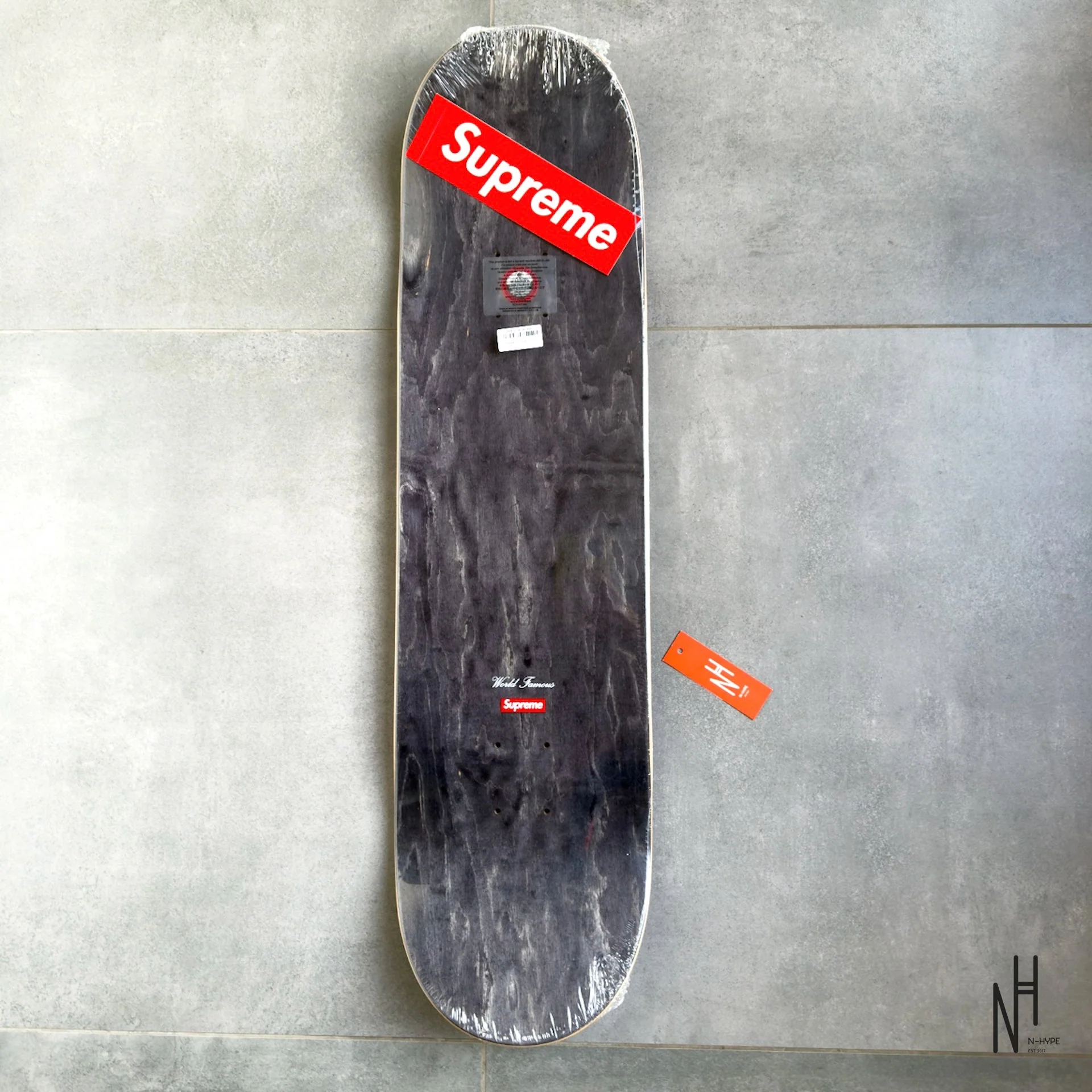 Supreme Reverse Skateboard Deck Black - Image 4