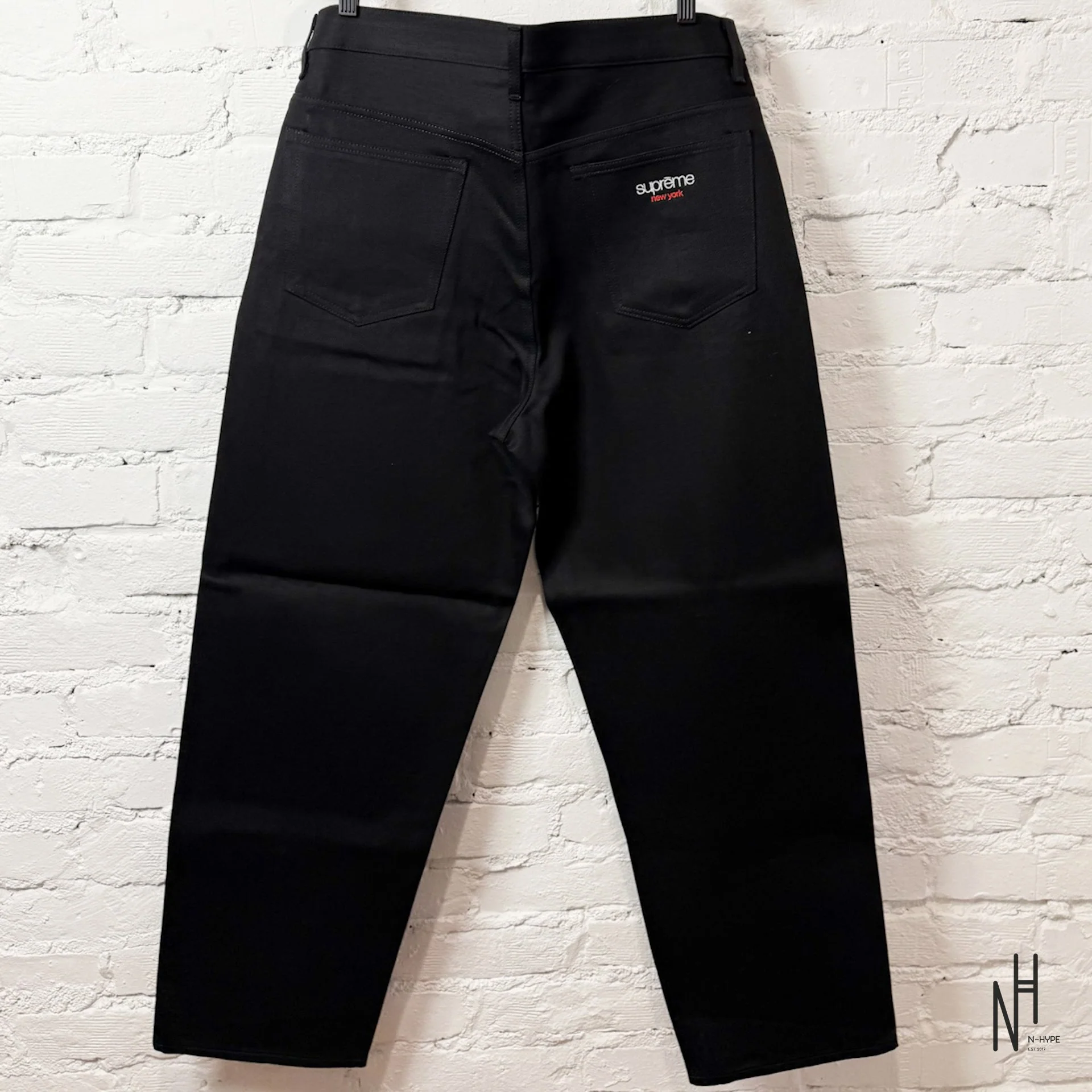 Supreme Rigid Baggy Selvedge Jean (SS25) Rigid Black - Image 5