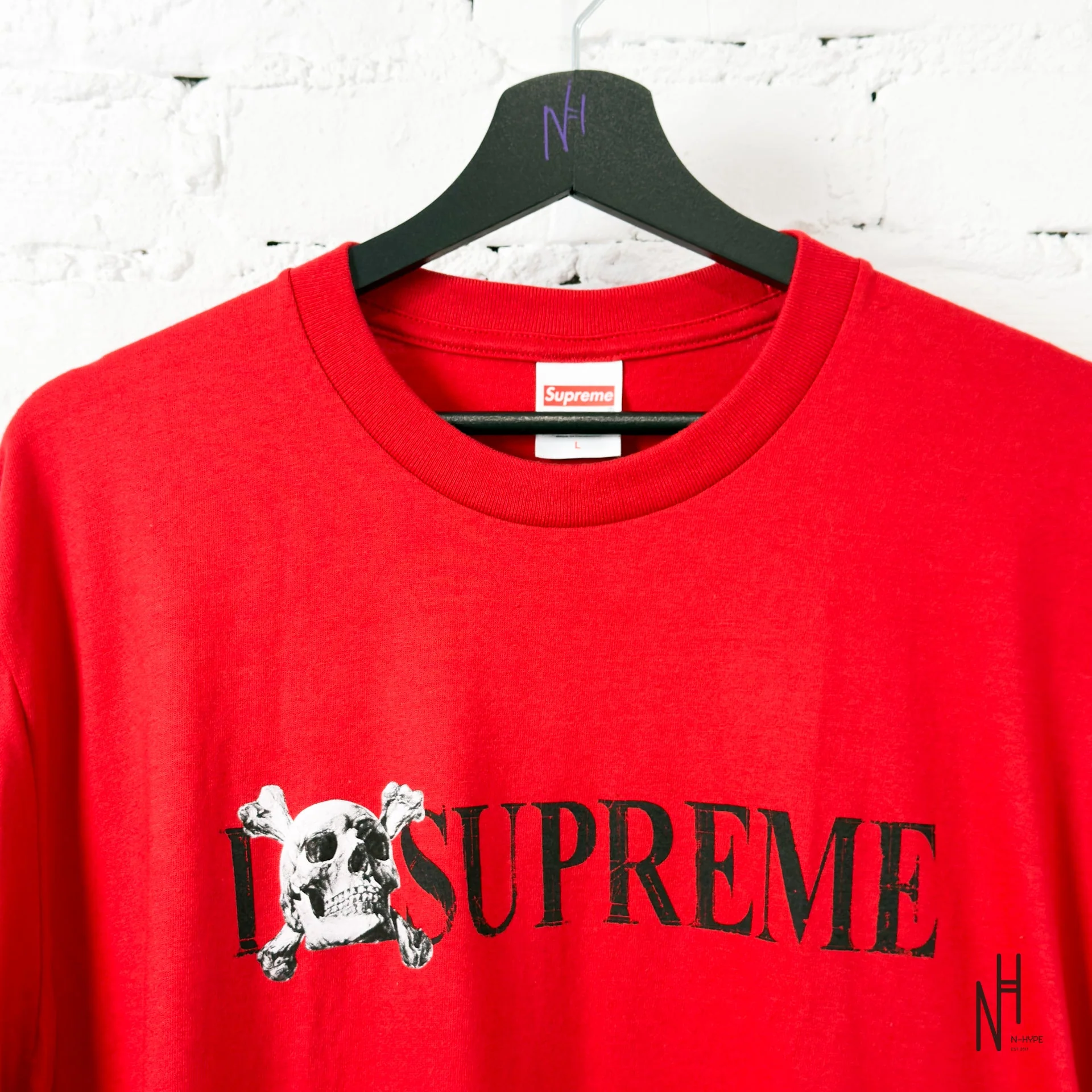Supreme Skull Tee Red - Image 2