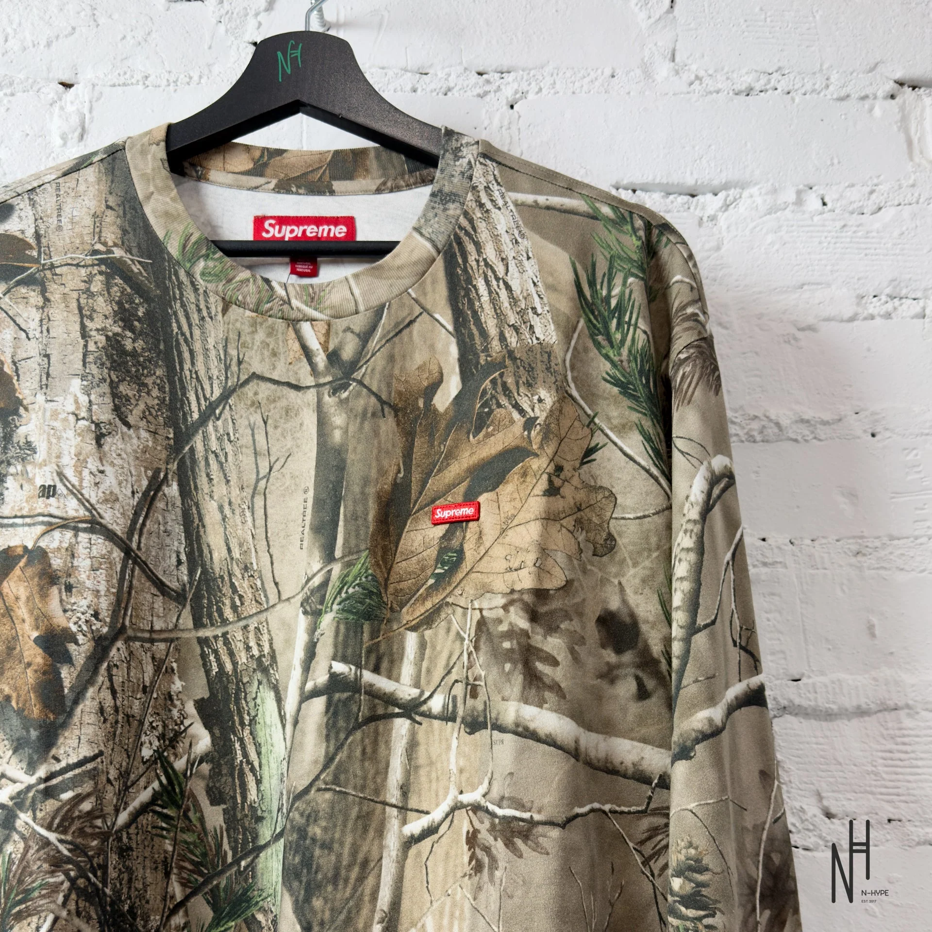 Supreme Small Box L/S Tee (FW25) Realtree AP Camo - Image 3
