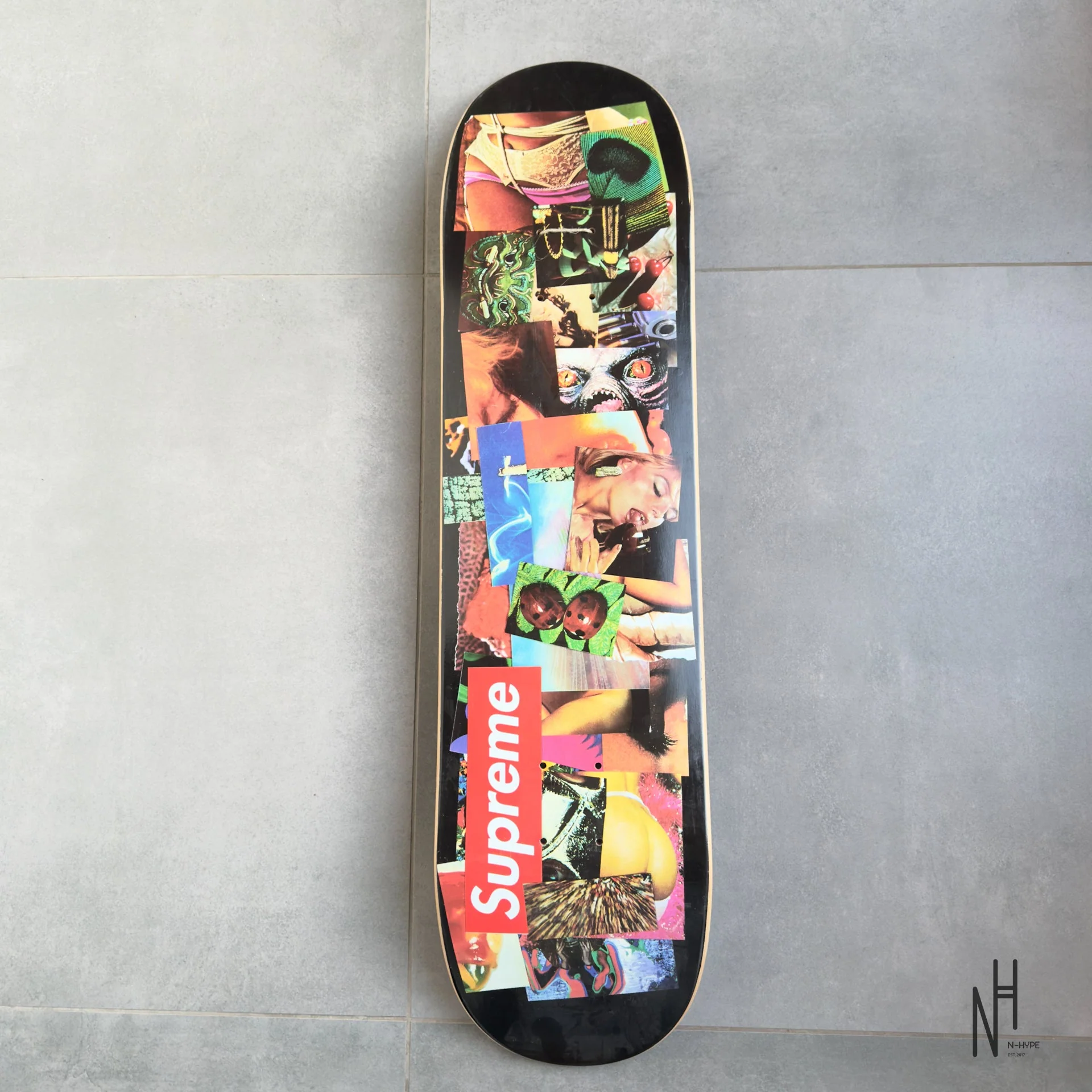Supreme Stack Skateboard Deck Black - Image 3