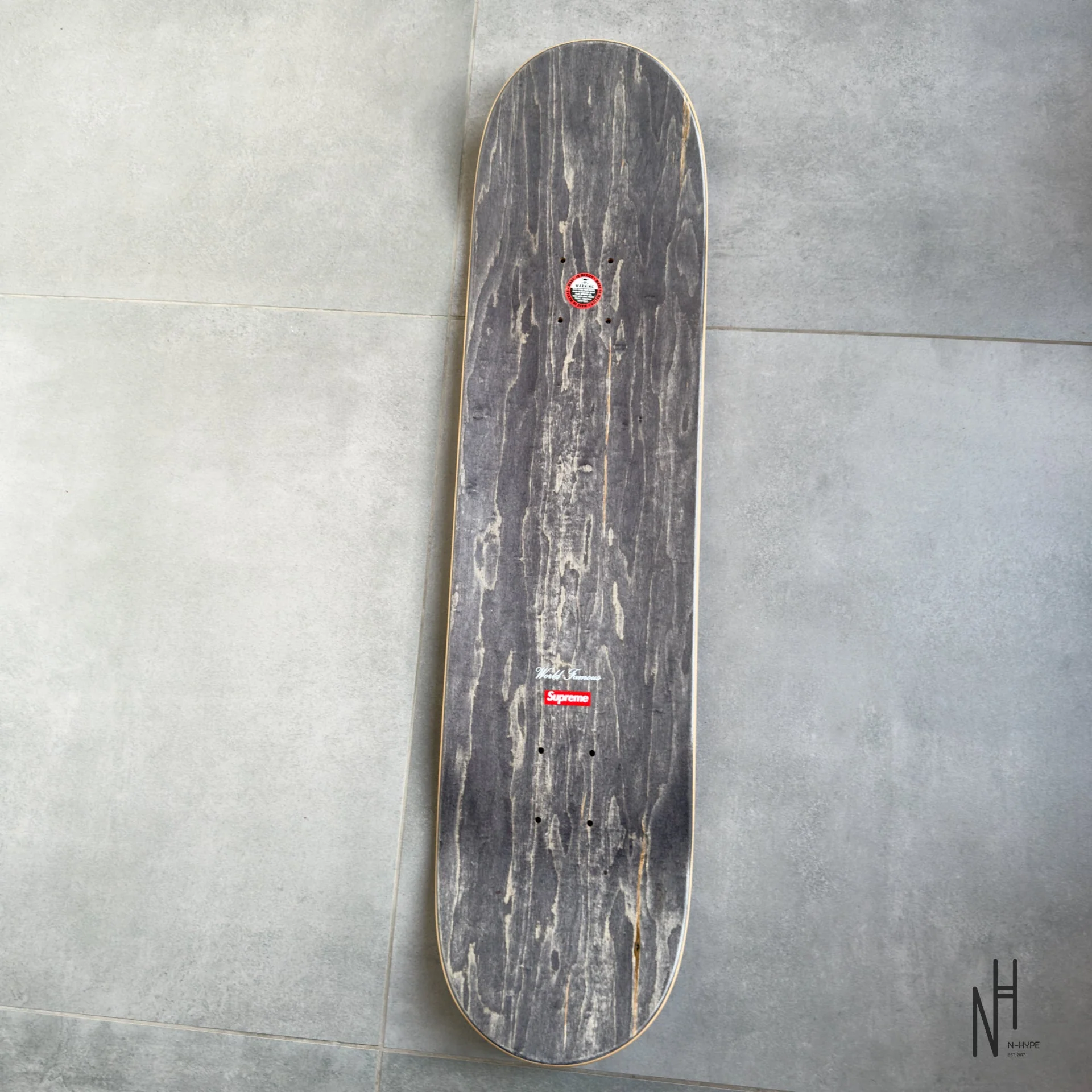 Supreme Stack Skateboard Deck Black - Image 4