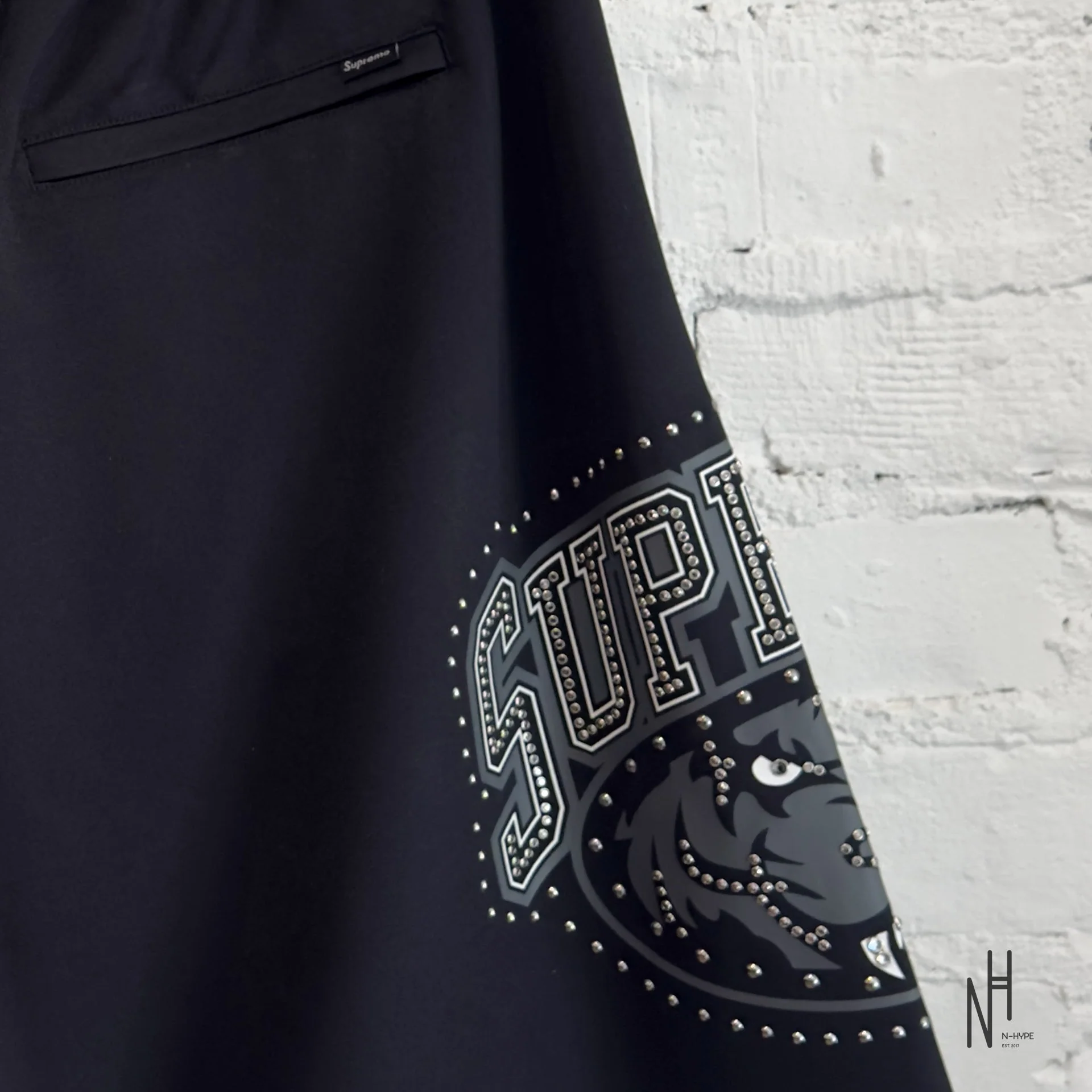 Supreme Studded Basketball Short Black - Image 4