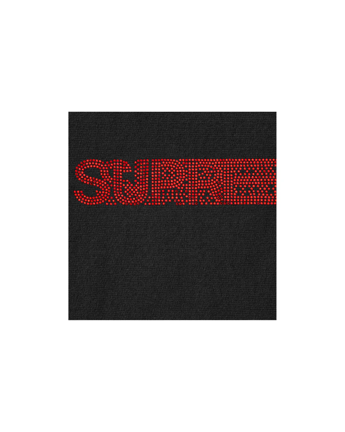 Supreme Swarovski Motion Logo Hooded Sweatshirt Black - Image 2