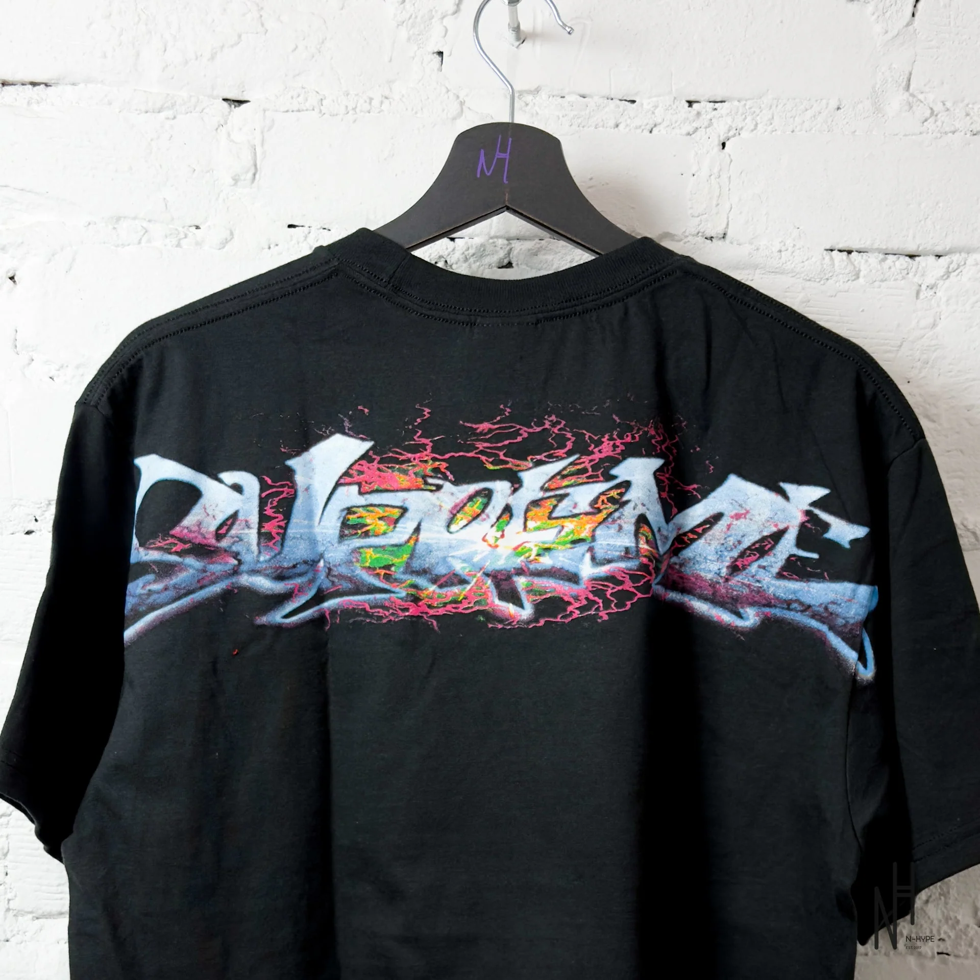 Supreme Tag Tee Black - Image 3