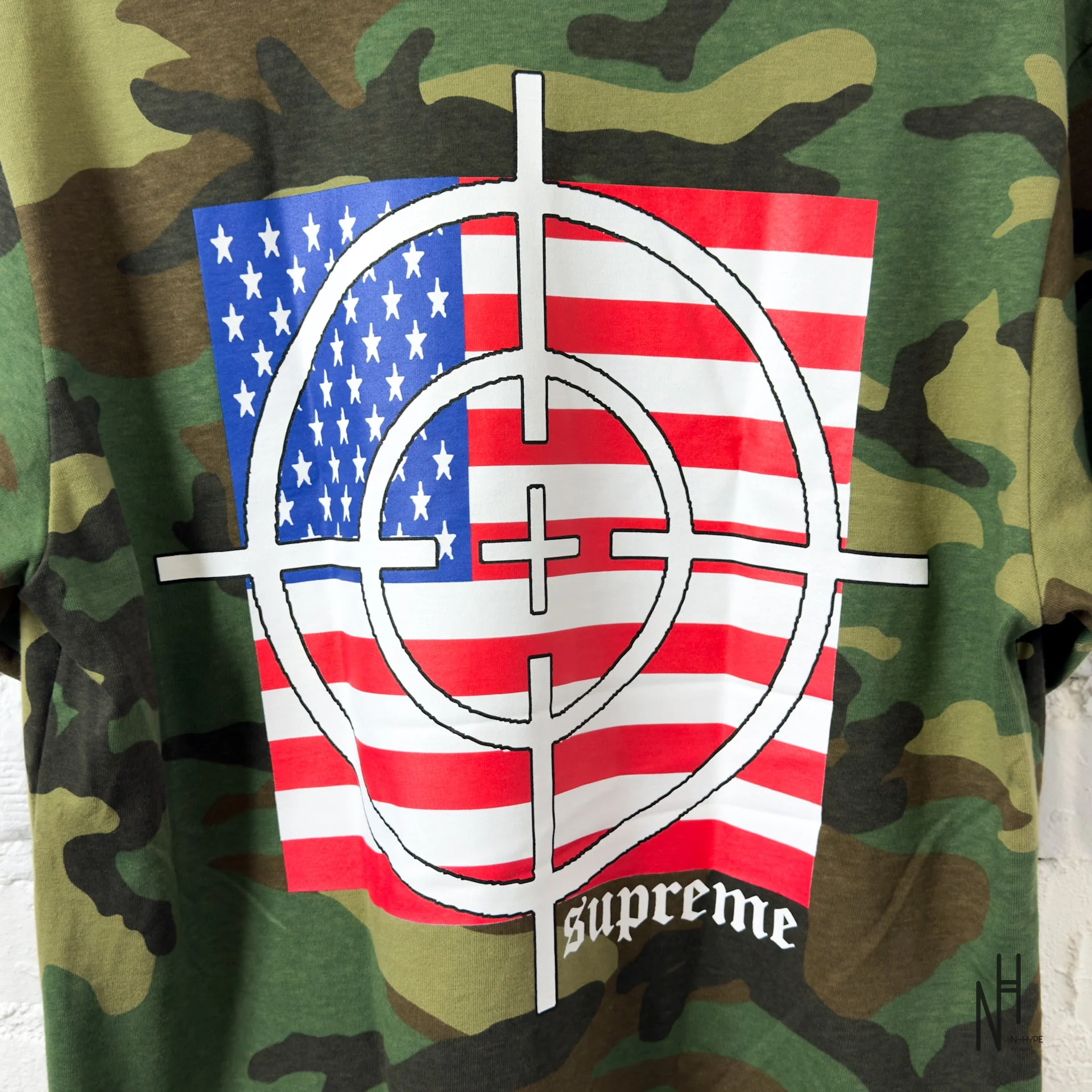 Supreme Target Tee Woodland Camo - Image 4