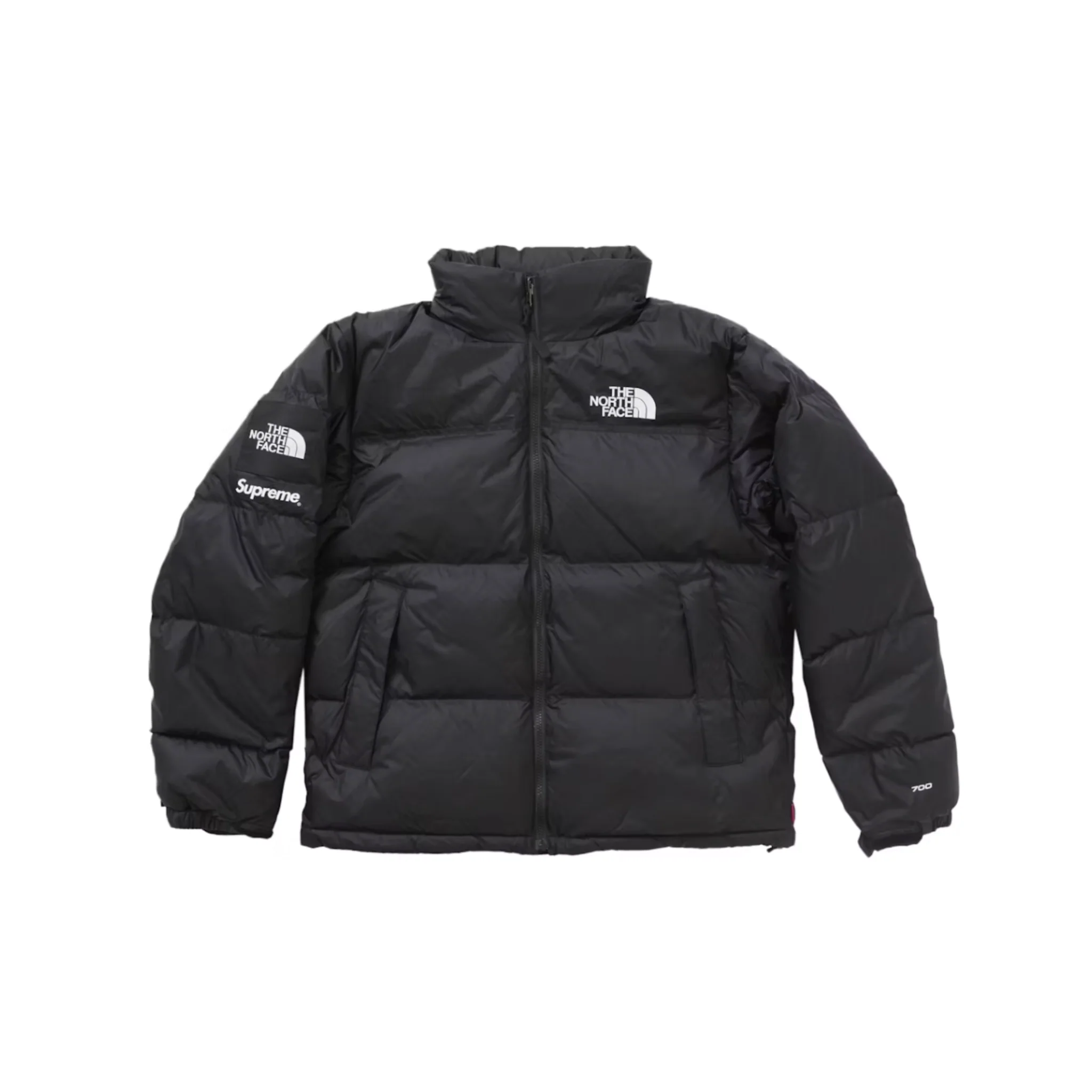 Supreme The North Face Nuptse Jacket Black - Image 2