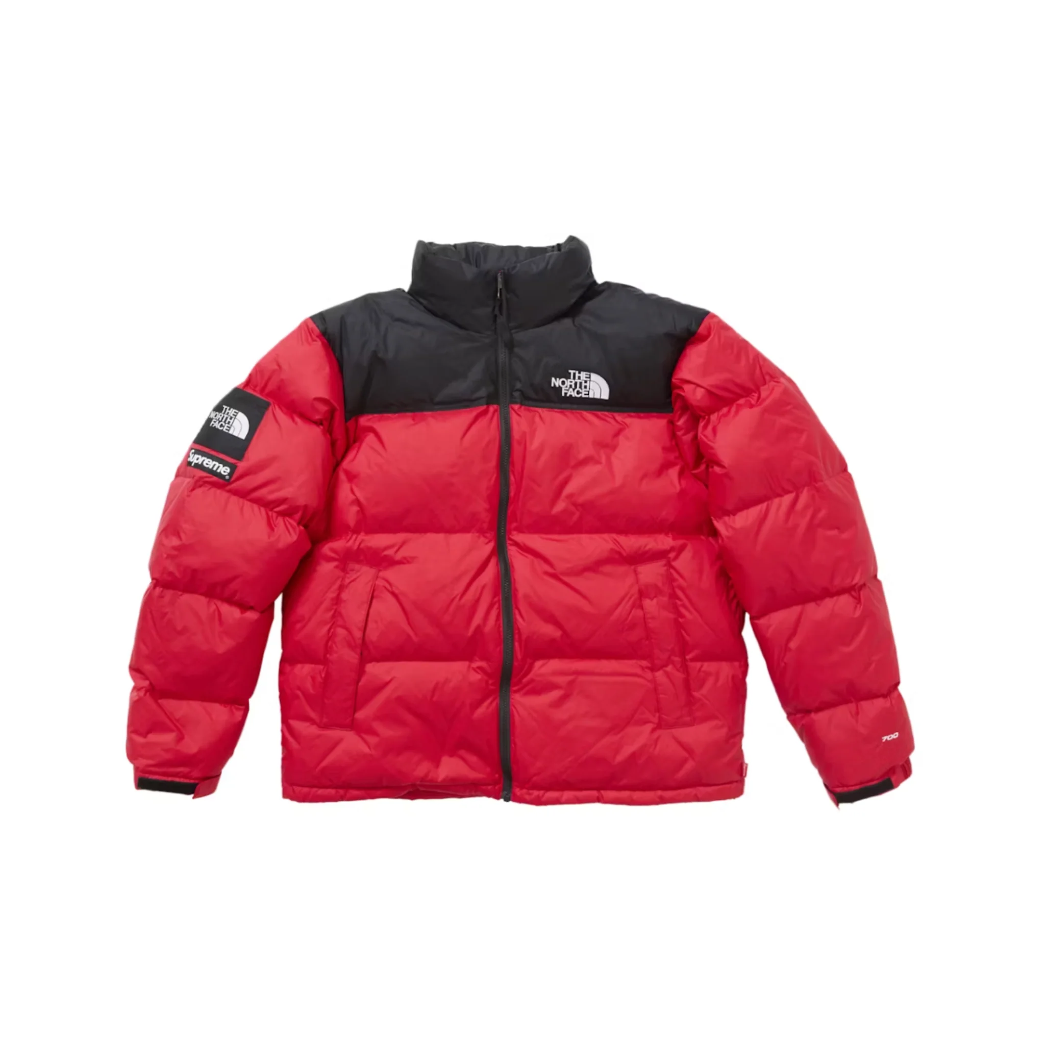 Supreme The North Face Nuptse Jacket Red - Image 2