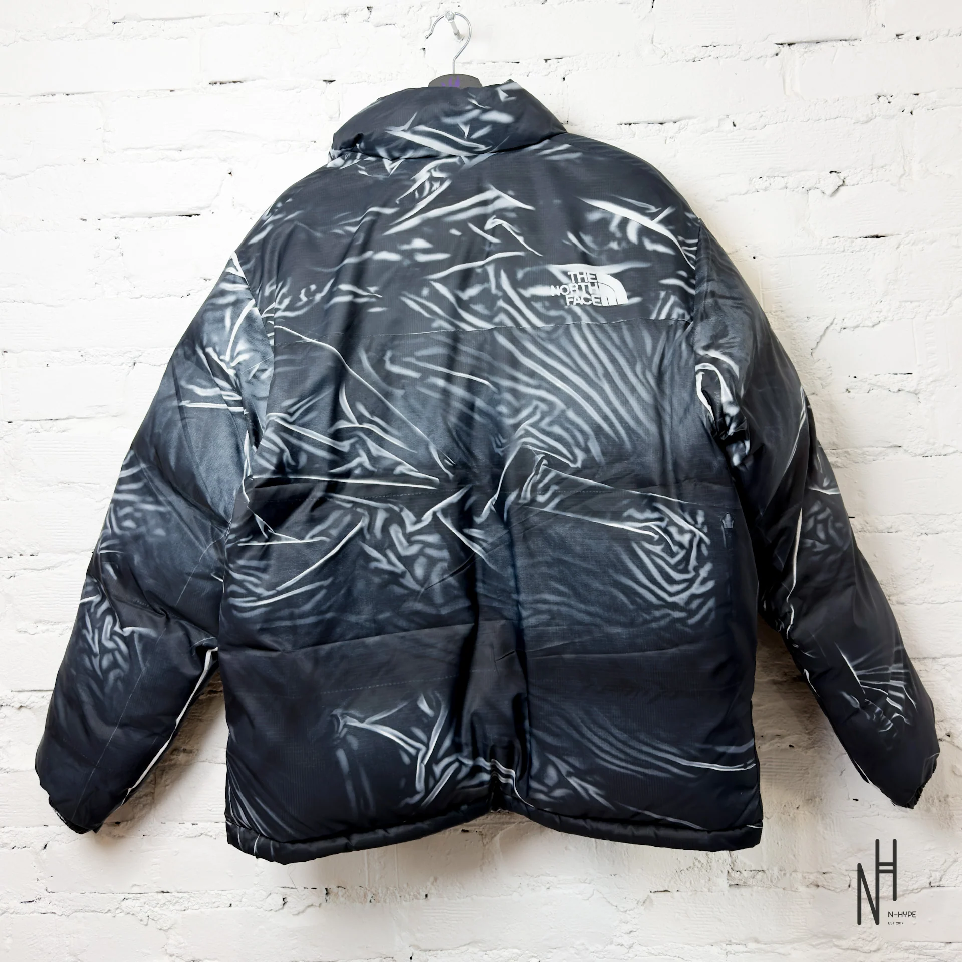 Supreme The North Face Printed Nuptse Trompe L'oeil Jacket Black - Image 5