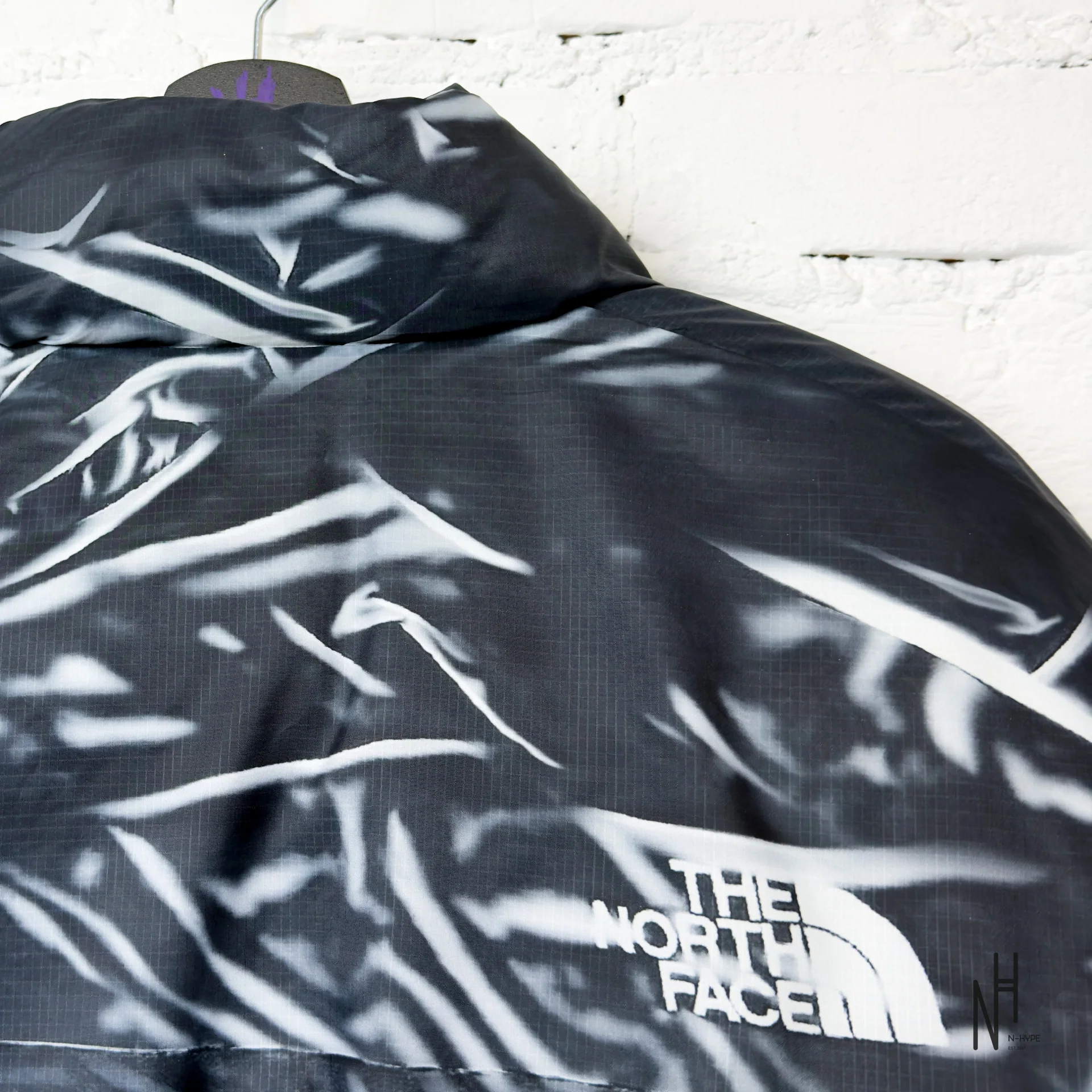 Supreme The North Face Printed Nuptse Trompe L'oeil Jacket Black - Image 6