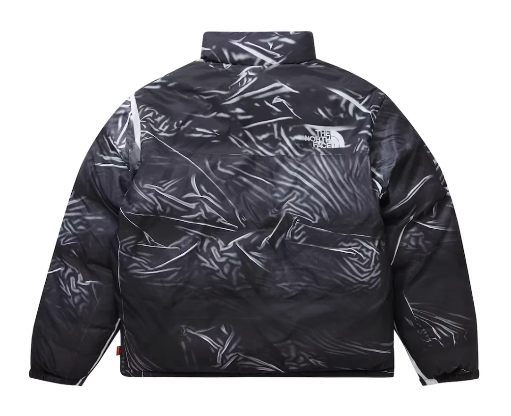 Supreme The North Face Printed Nuptse Trompe L'oeil Jacket Black - Image 7