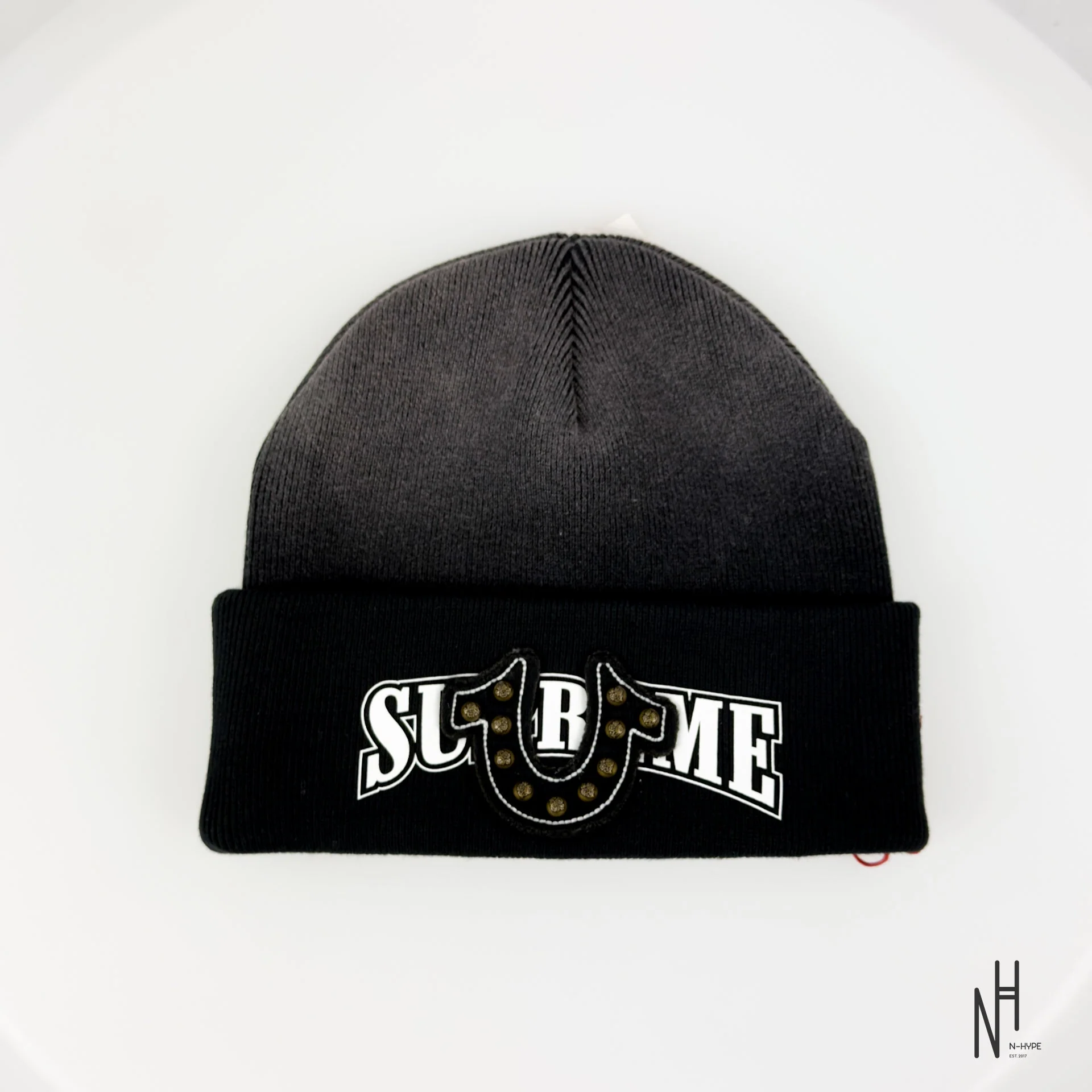 Supreme True Religion Beanie (FW25) Black - Image 2