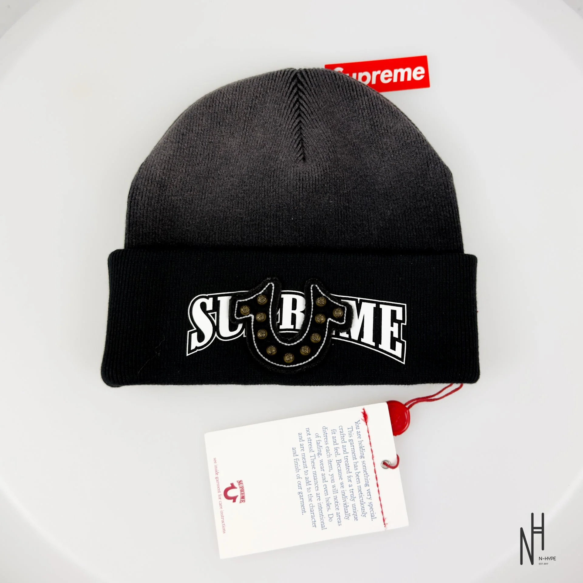 Supreme True Religion Beanie (FW25) Black - Image 5