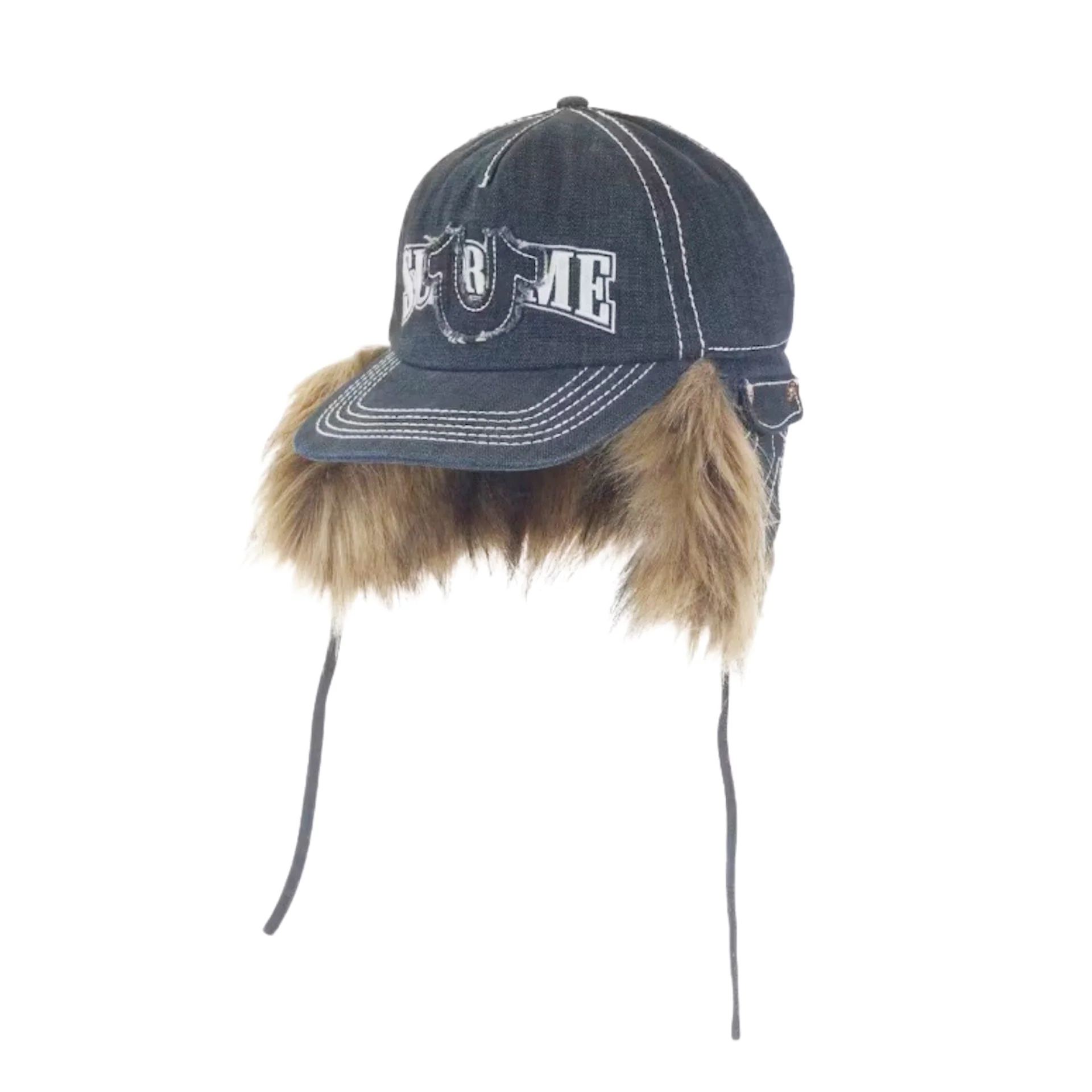 Supreme True Religion Earflap 5-Panel / Dirty Indigo - Image 2