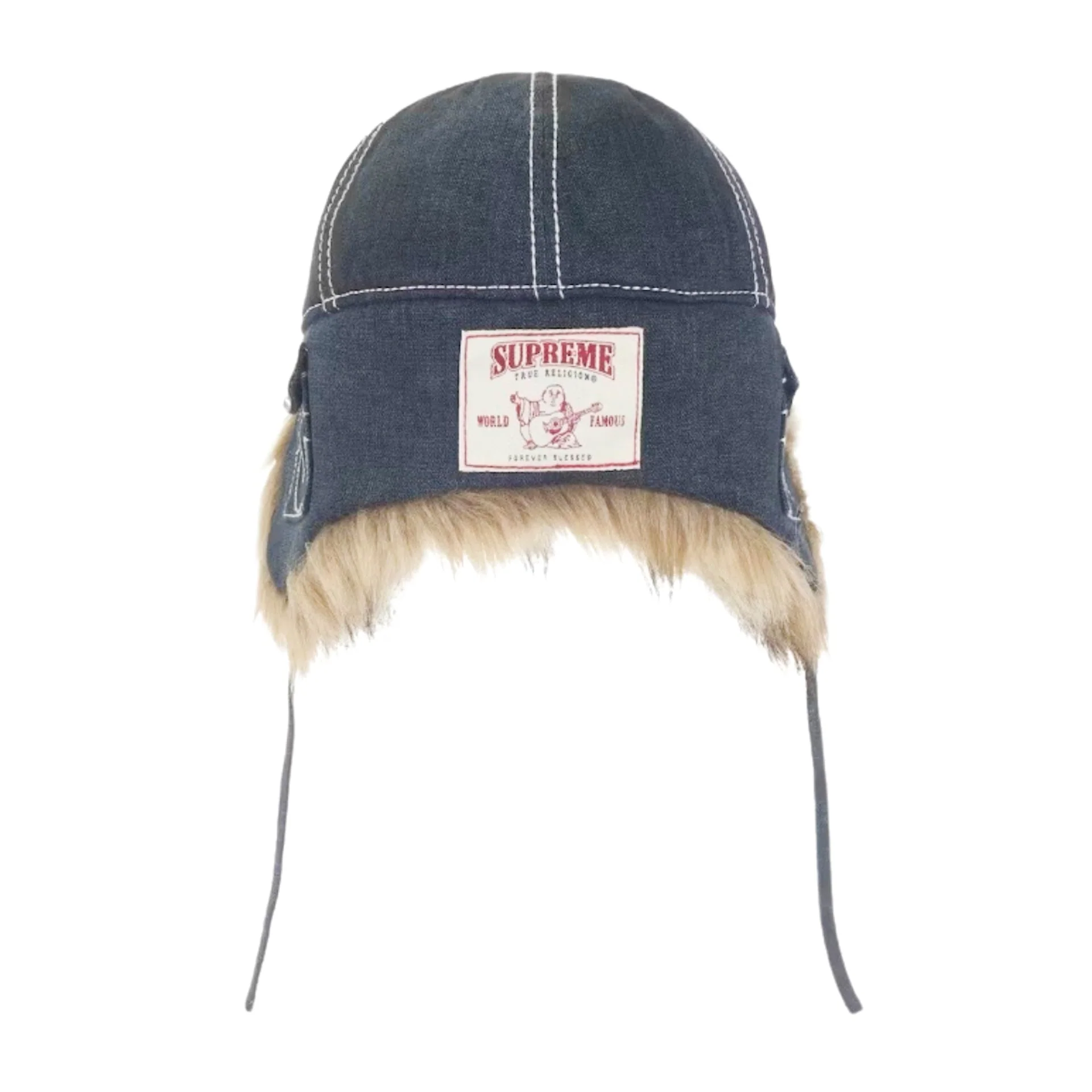 Supreme True Religion Earflap 5-Panel / Dirty Indigo - Image 5