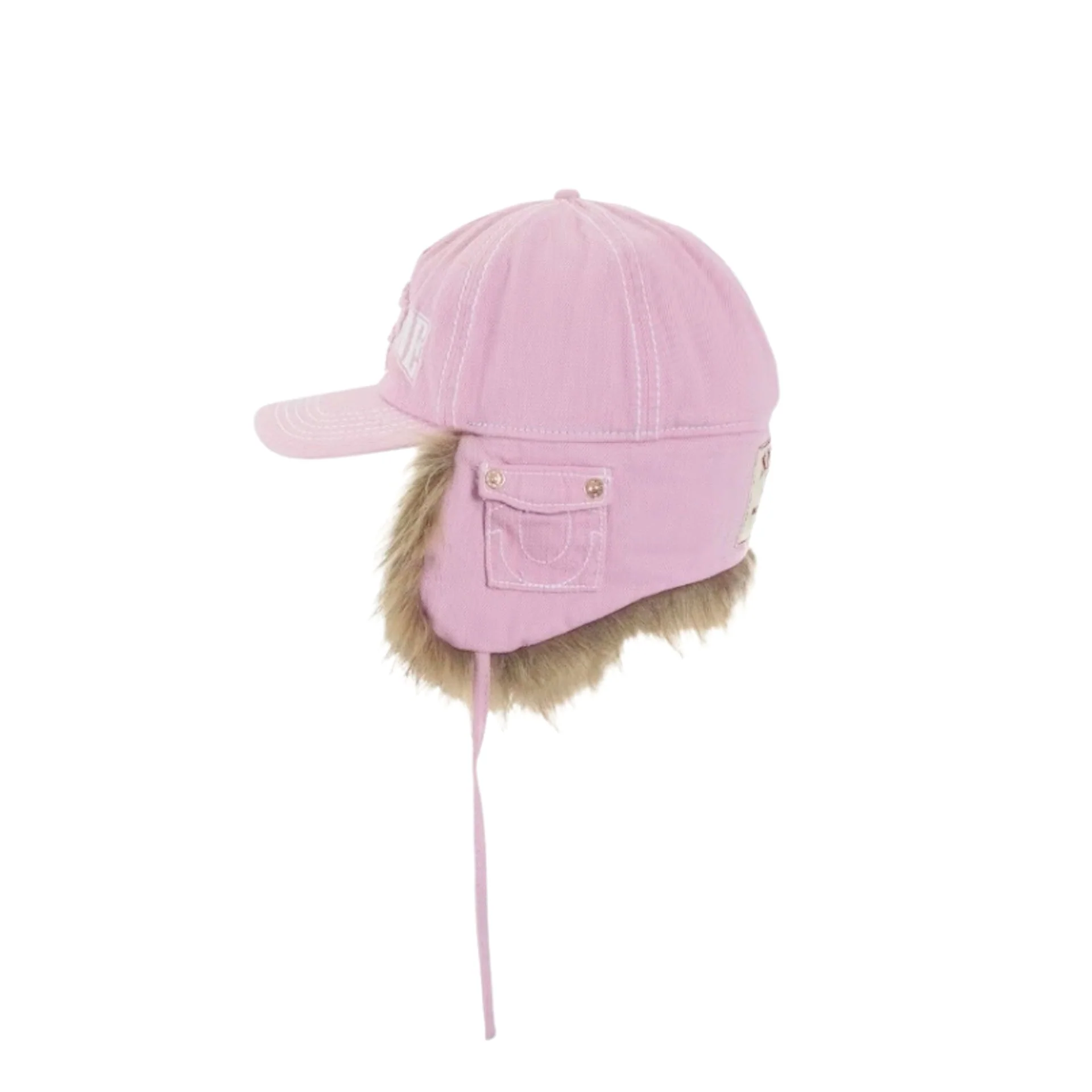 Supreme True Religion Earflap 5 - Panel / Pink - Image 3