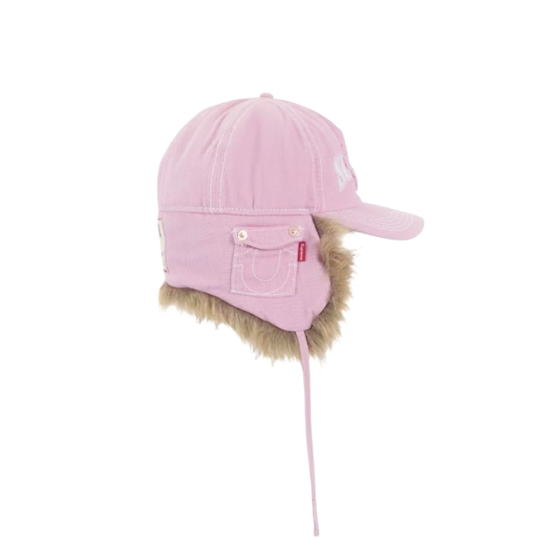 Supreme True Religion Earflap 5 - Panel / Pink - Image 4