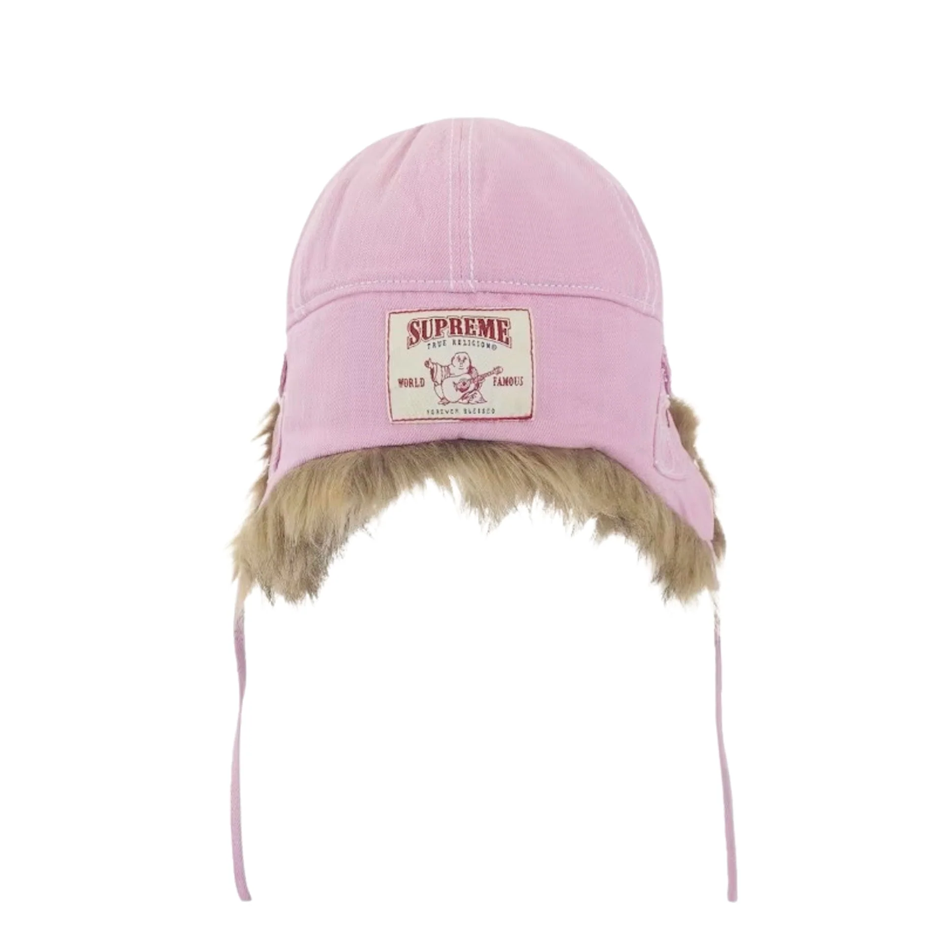 Supreme True Religion Earflap 5 - Panel / Pink - Image 5