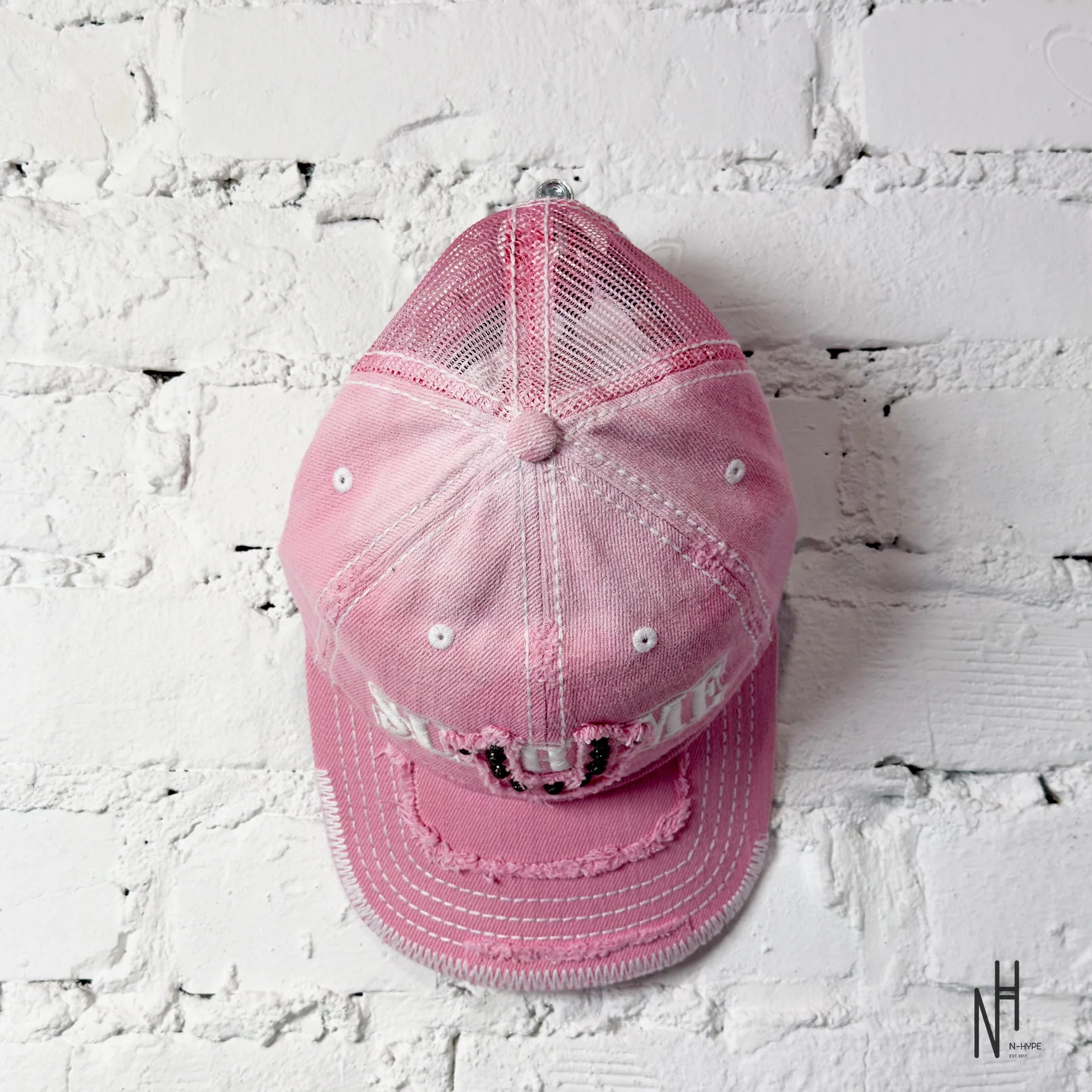 Supreme True Religion Mesh Back 6-Panel Pink - Image 3