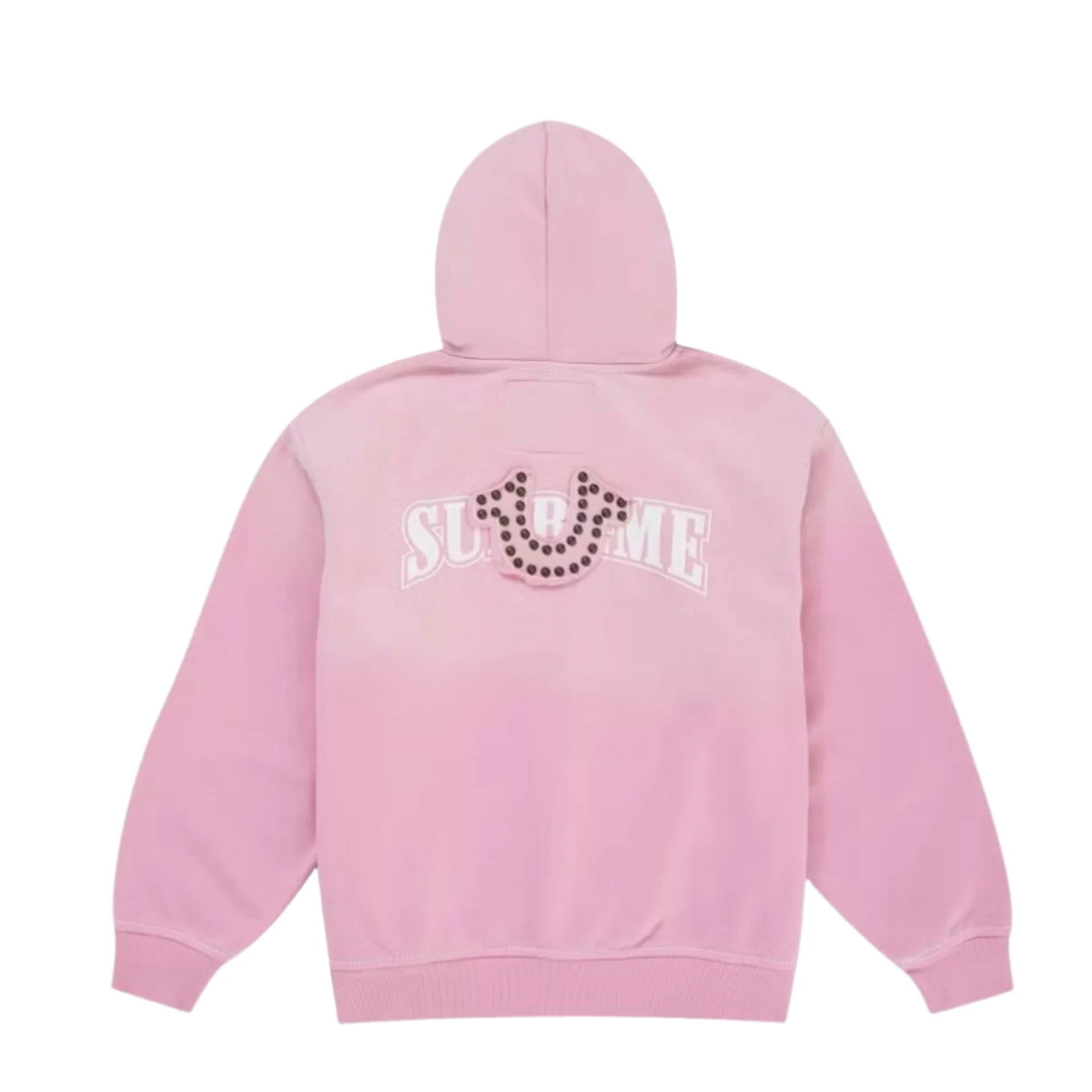 Supreme True Religion Zip Up Hooded Sweatshirt (FW25) / Pink - Image 2