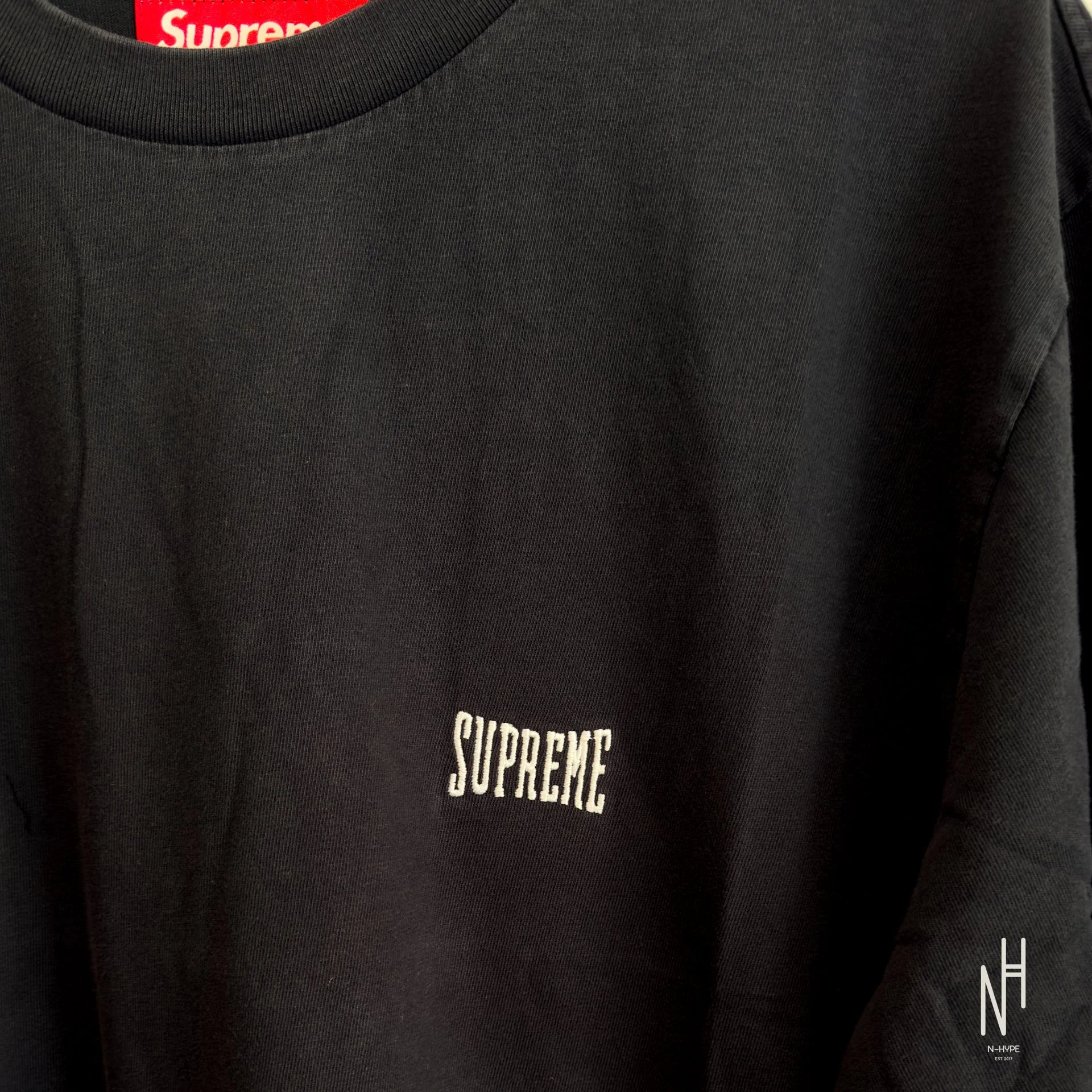 Supreme Warm Up Washed S/S Top Black - Image 3