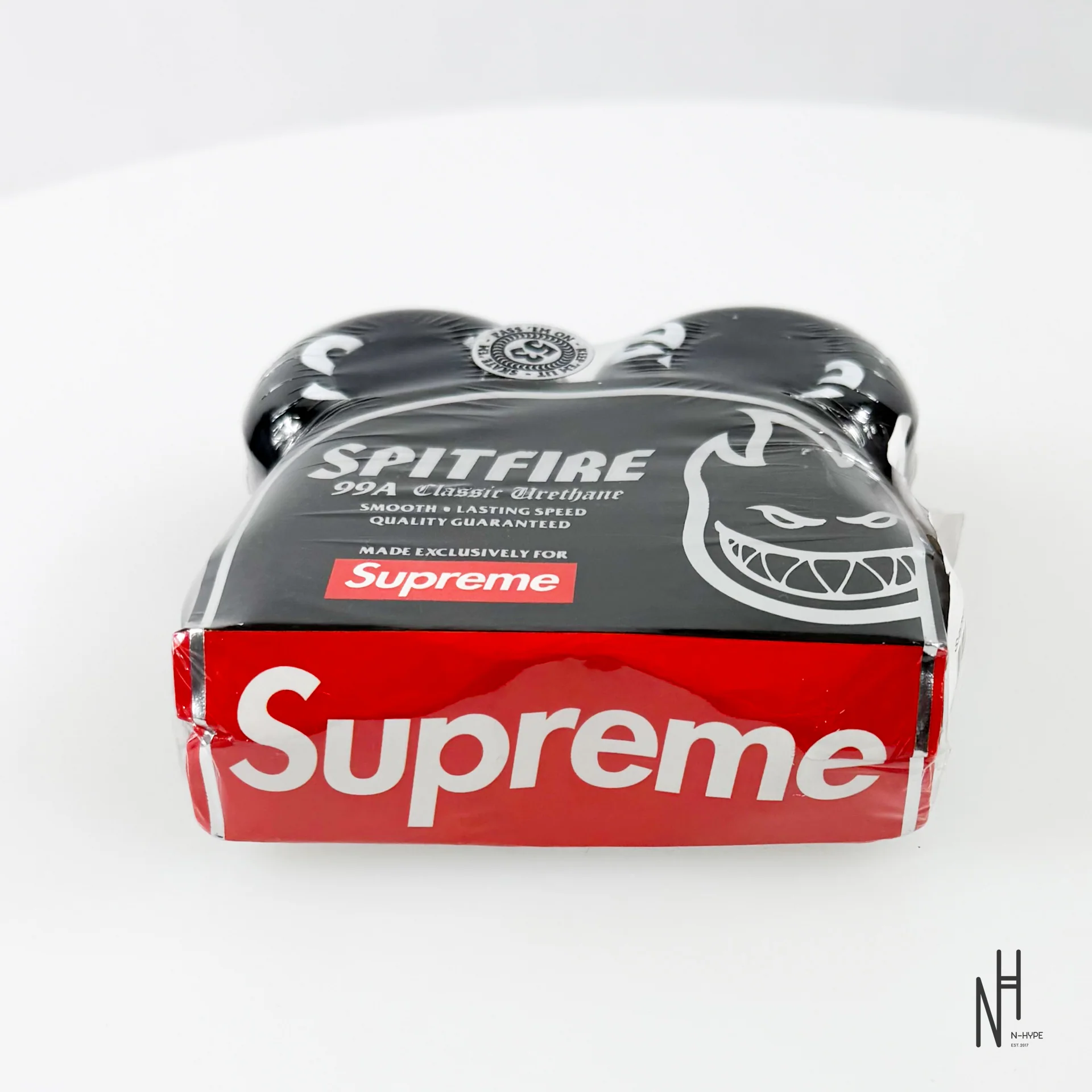 Supreme x Spitfire Shop Logo Wheels Black - Image 2