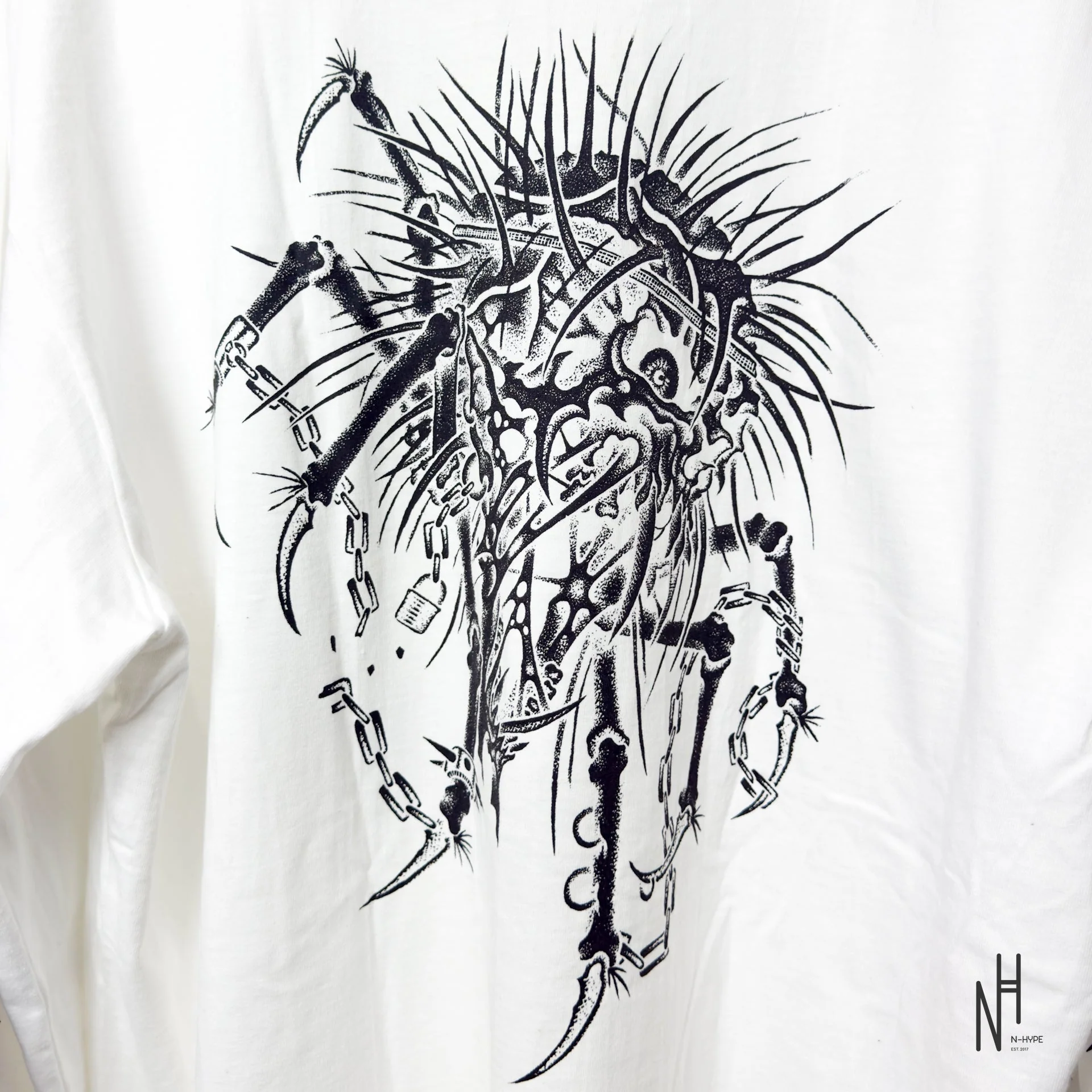 Supreme Y's by Yohji Yamamoto L/S Tee White - Image 5