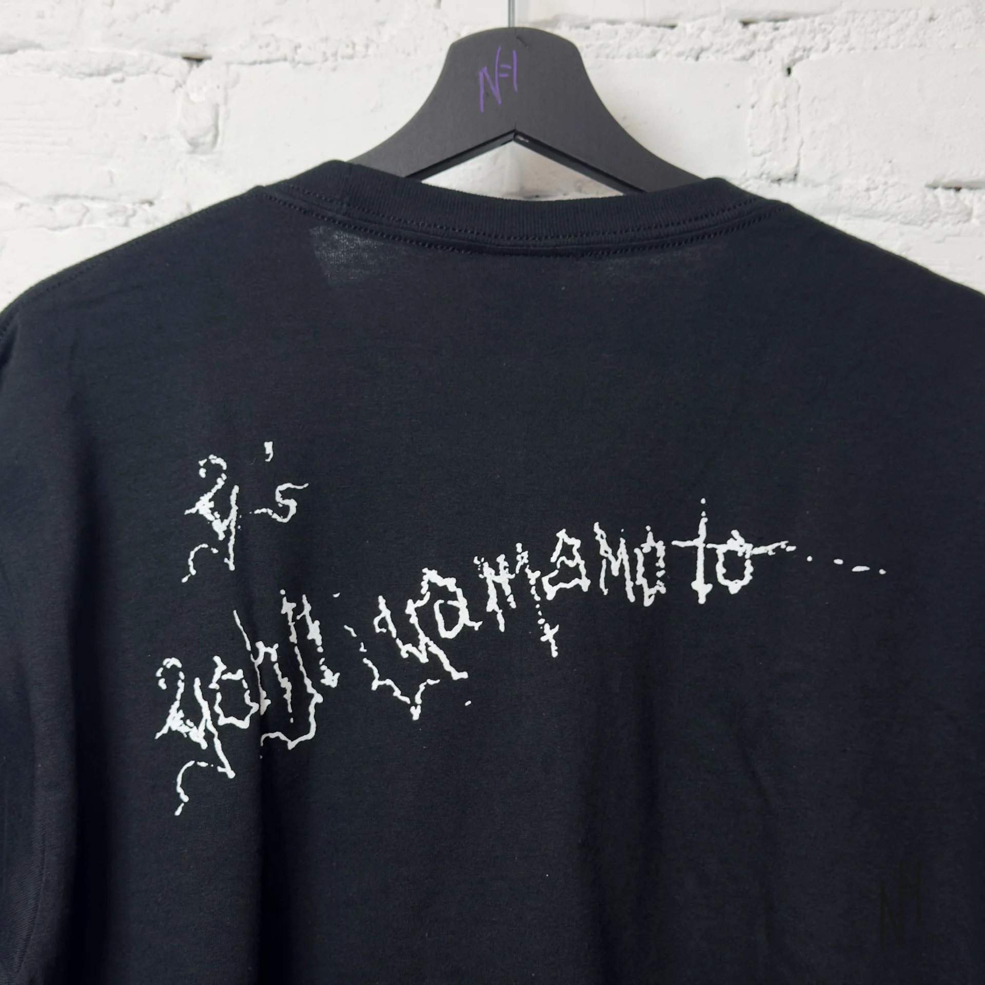 Supreme Y's by Yohji Yamamoto Thinker Tee Black - Image 3
