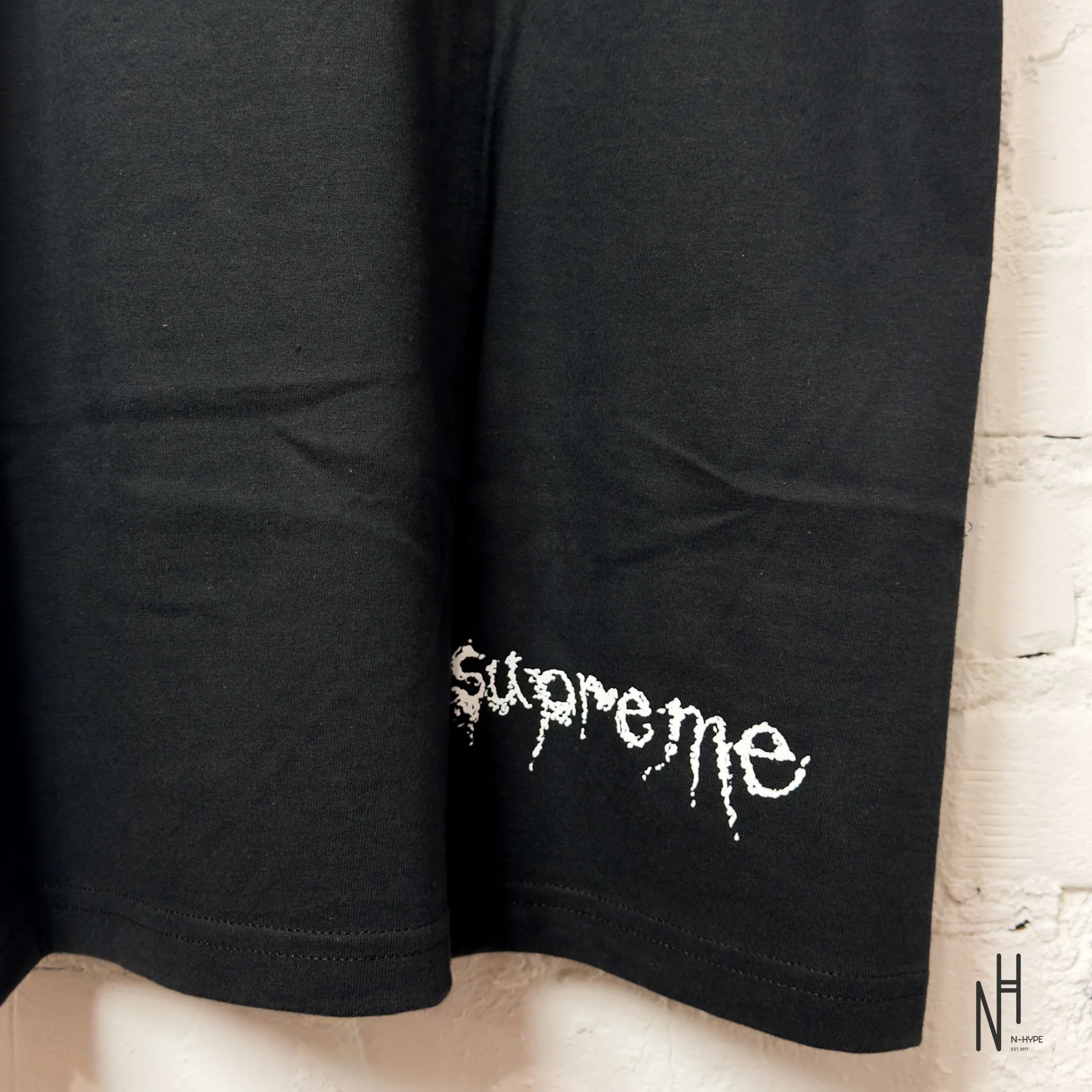 Supreme Y's by Yohji Yamamoto Thinker Tee Black - Image 4