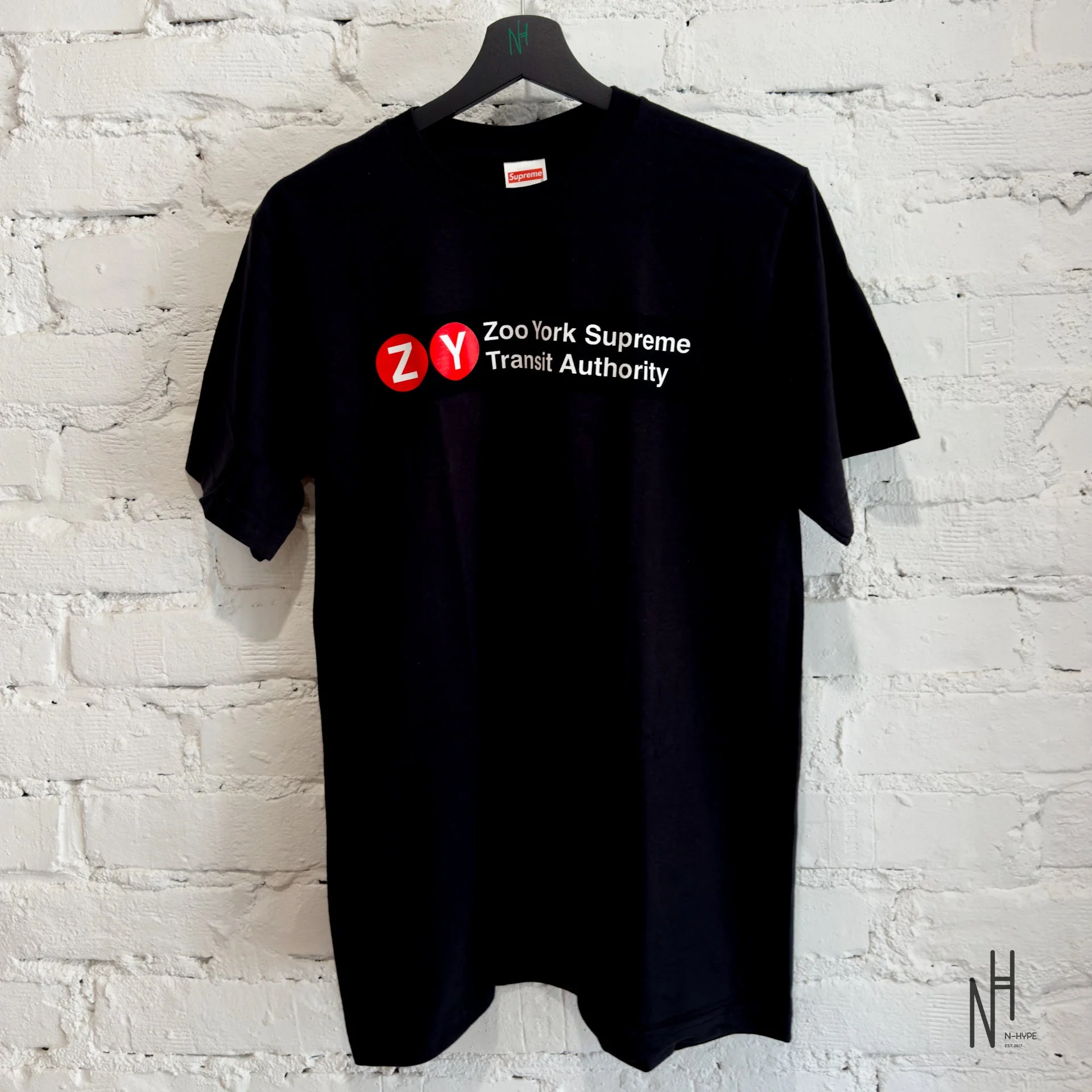 Supreme Zoo York Transit Tee Black - Image 2