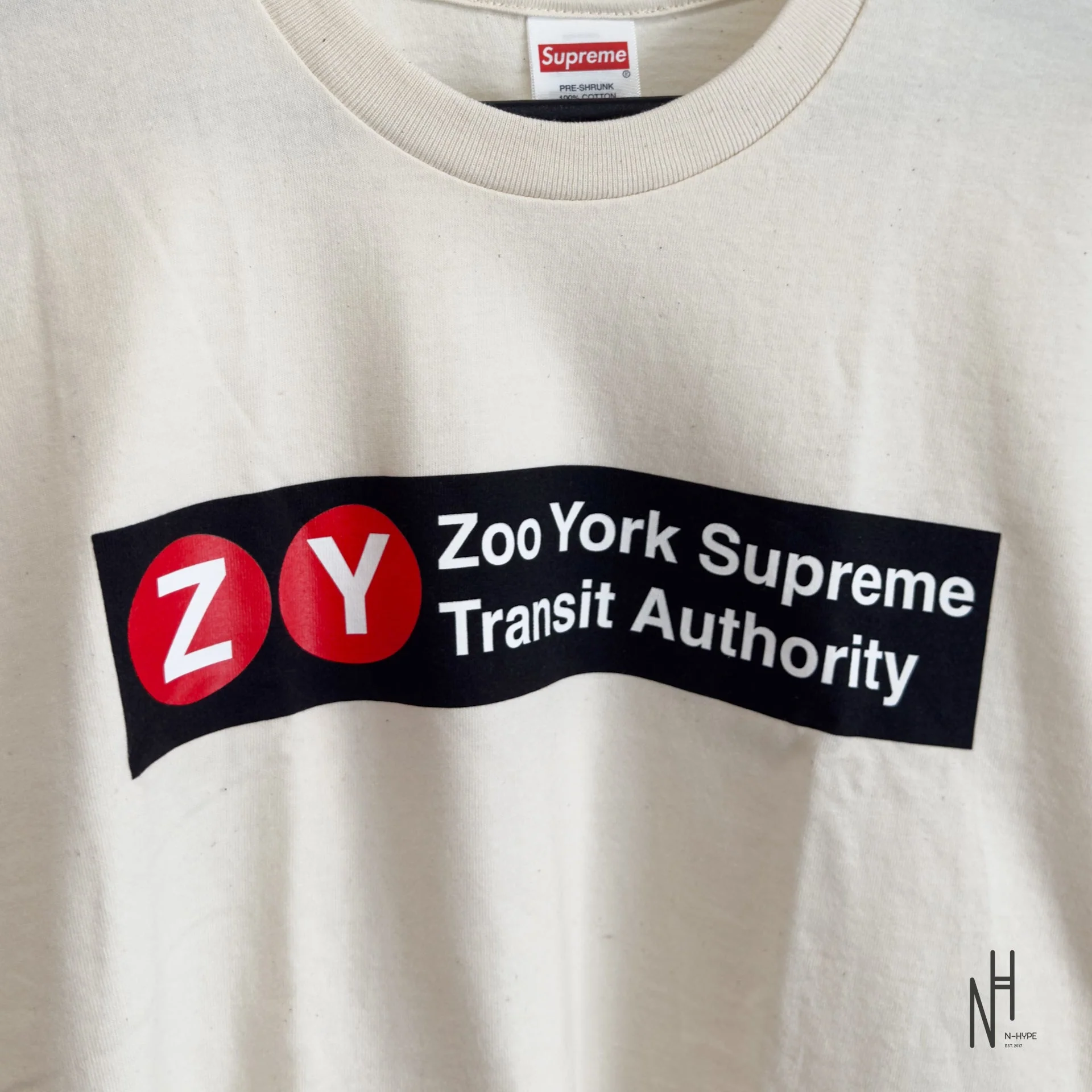 Supreme Zoo York Transit Tee White - Image 3