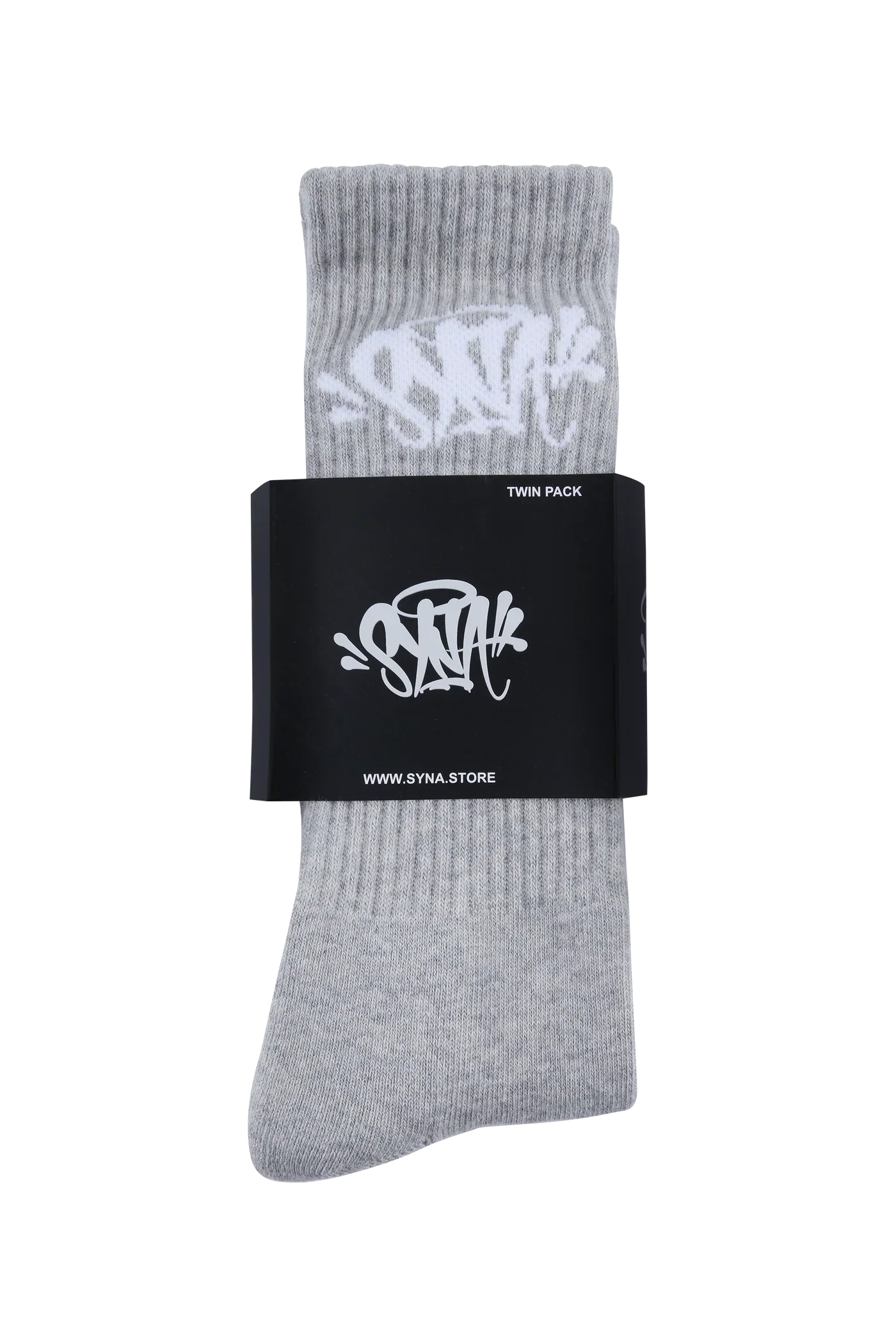 SYNA 2 PACK SOCK - GREY/WHITE - Image 2