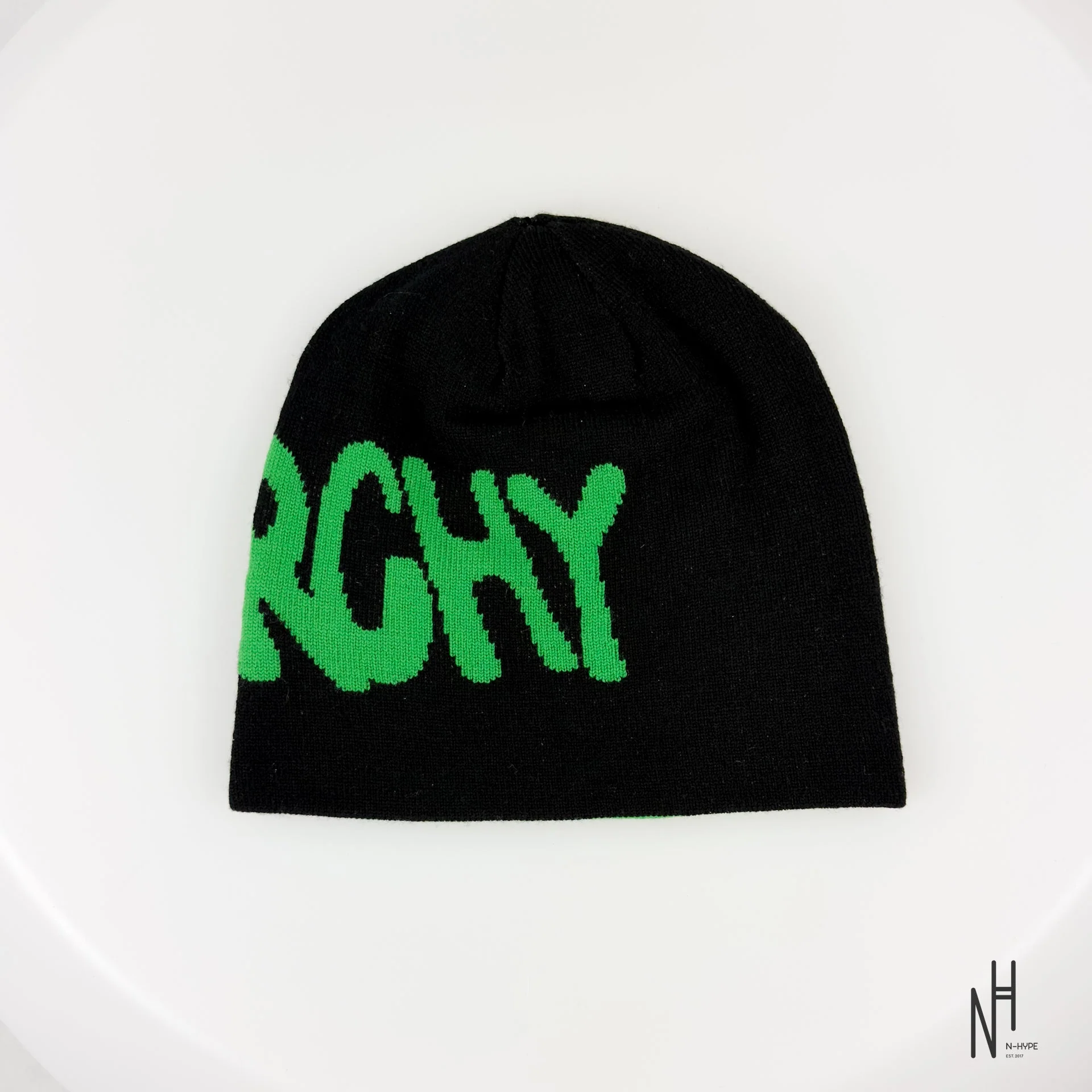 Syna World Reversible Synarchy Beanie Black Green - Image 2