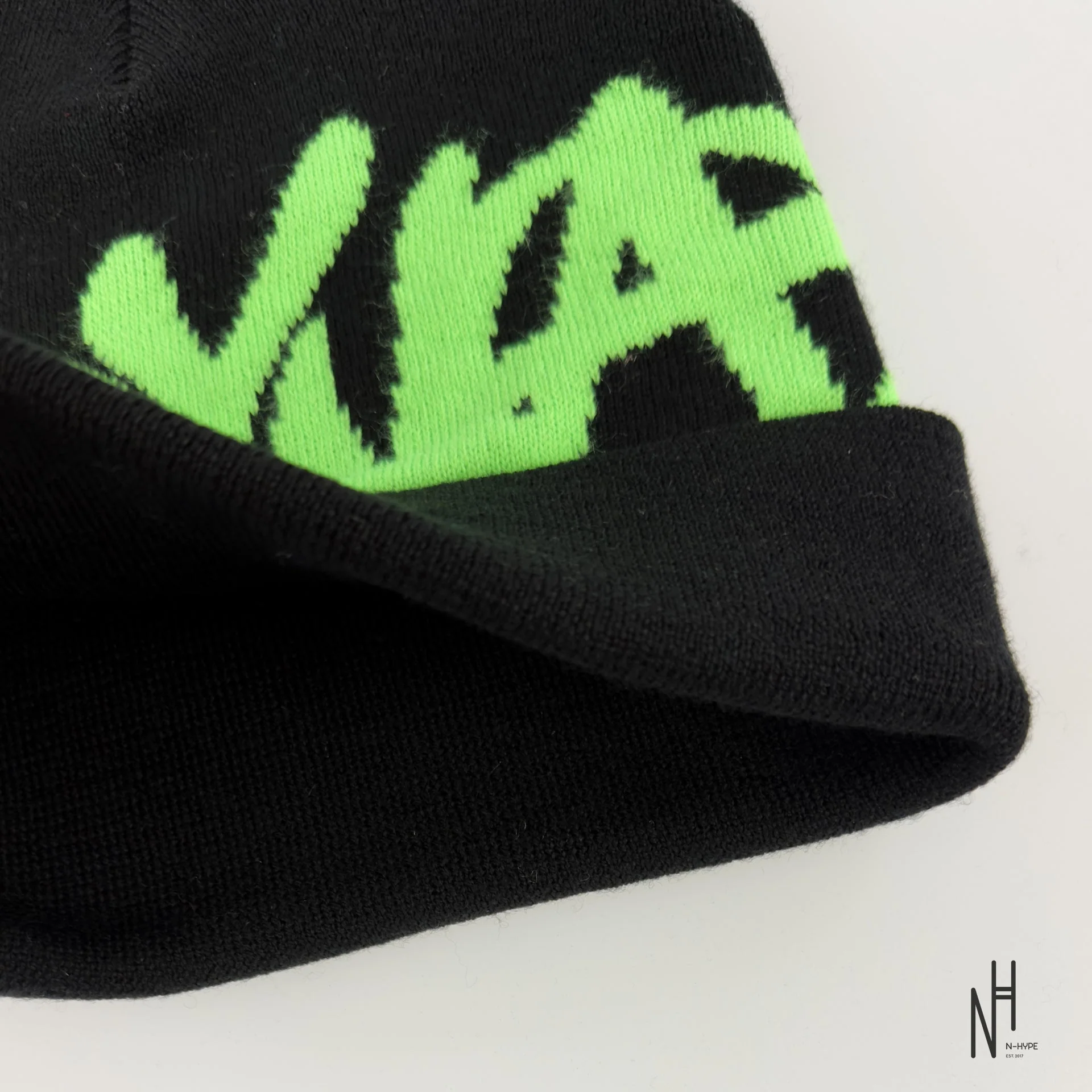 Syna World Synarchy Cuffed Beanie Black Green - Image 3
