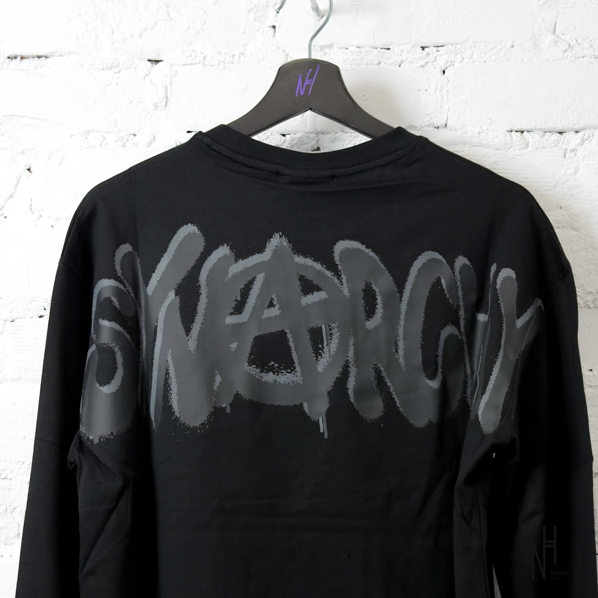 Syna World Synarchy Double Long Sleeve Tee Black - Image 4