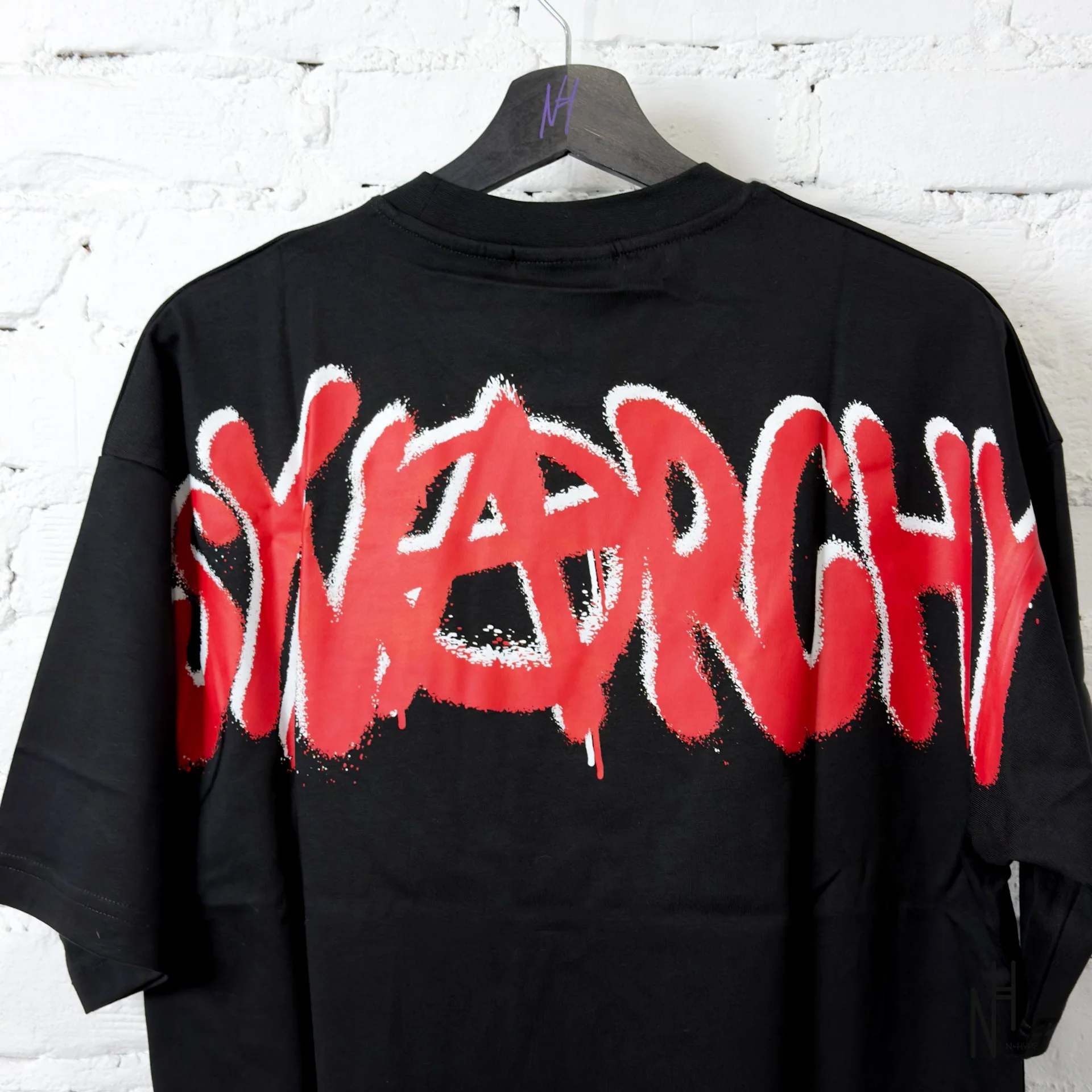 Syna World Synarchy Short Sleeve Tee Black Red - Image 4